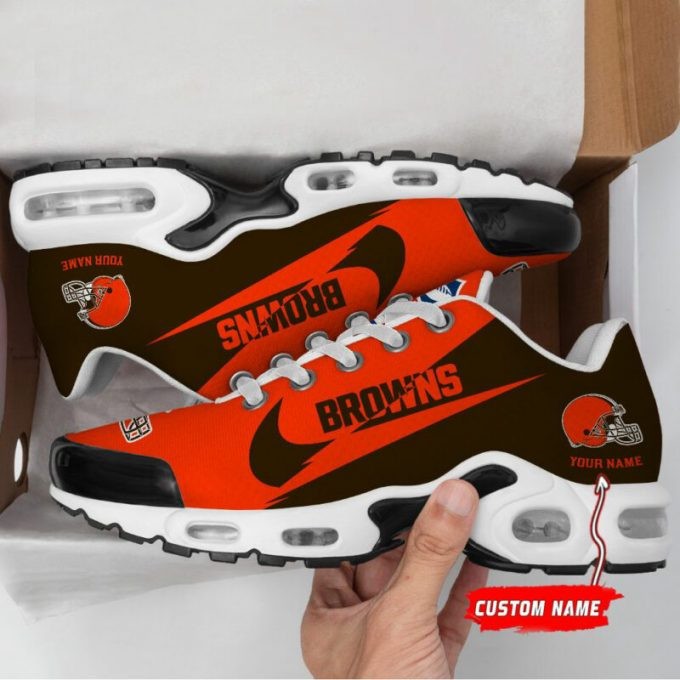 Cleveland Browns Custom Name Max Soul Shoes Sneakers Image
