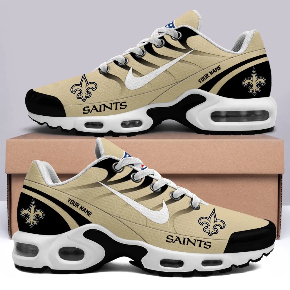New Orleans Saints New Air Max Plus Shoes Air Cushion Sneaker 449Ly 3134 Image