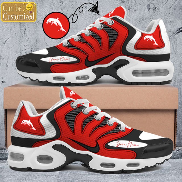 Dolphins Nrl Customized Unisex Air Max Plus Sneakers Image
