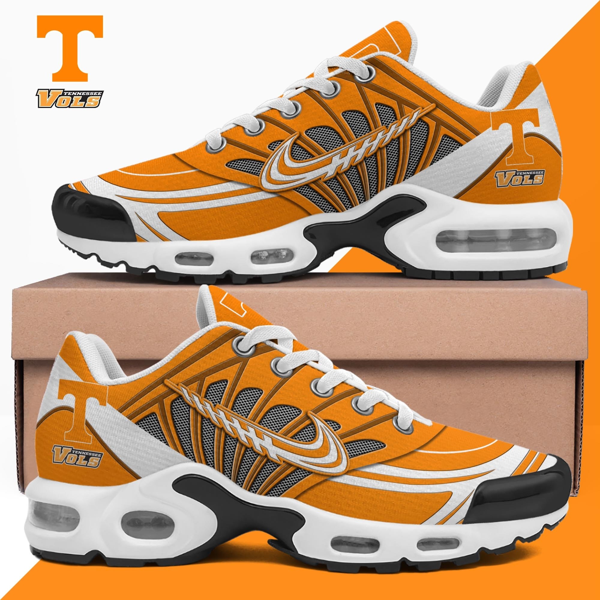 Tennessee Volunteers Shoes 2025 Version Custom Name 135 Image
