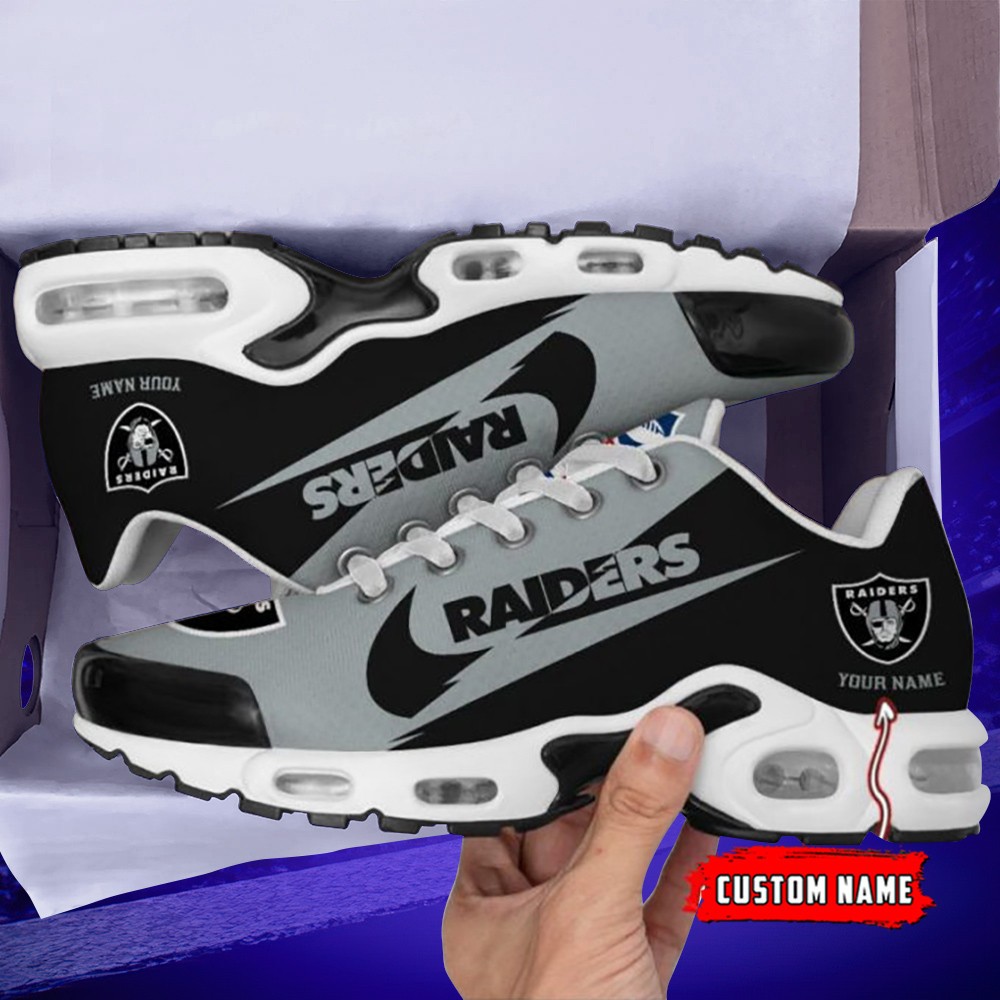 Las Vegas Raiders Logo Custom Name Max Soul Shoes Sneakers Image