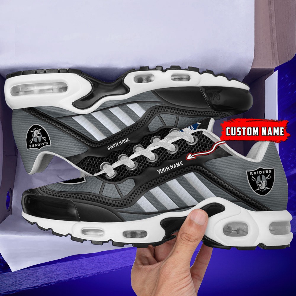 Las Vegas Raiders Personalized Air Max Shoes Cushion Sneaker Image