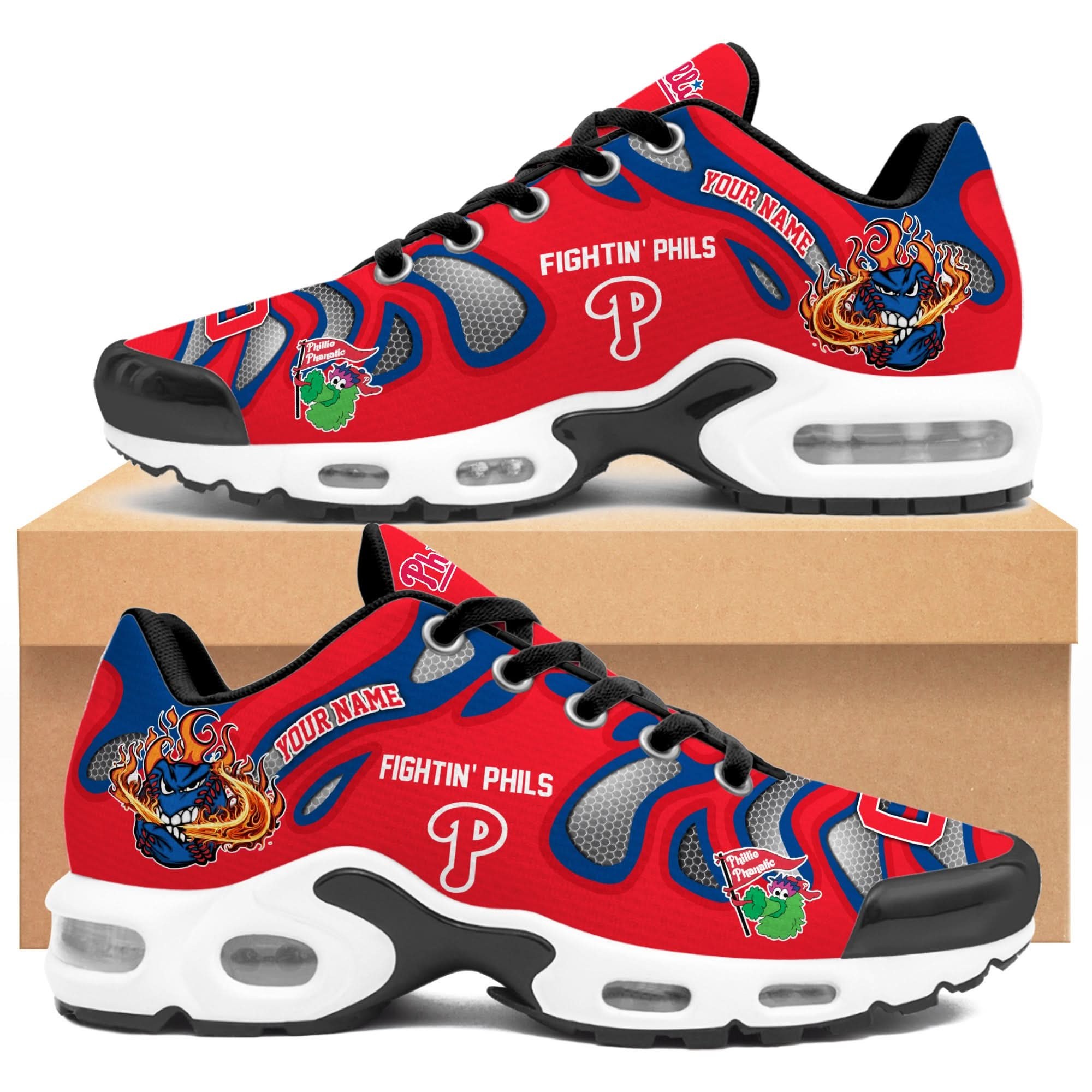 Philadelphia Phillies Personalized Air Max Shoes 5 Image