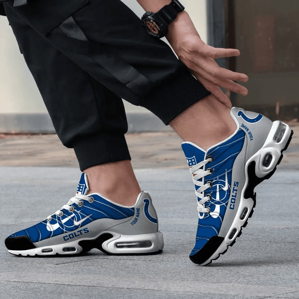 Indianapolis Colts Personalized Name Team Mix Colors V4 Max Soul Shoes Sneakers Image