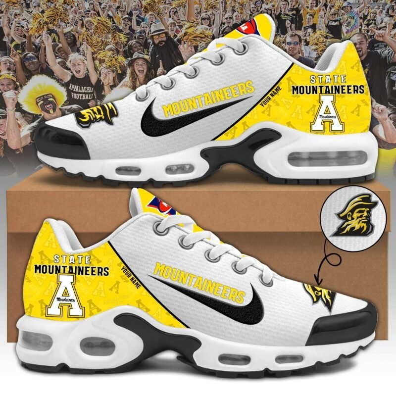 Appalachian State Mountaineers Shoes 2025 Version Custom Name Shoes For Sport Fan Sport Ph270 Image