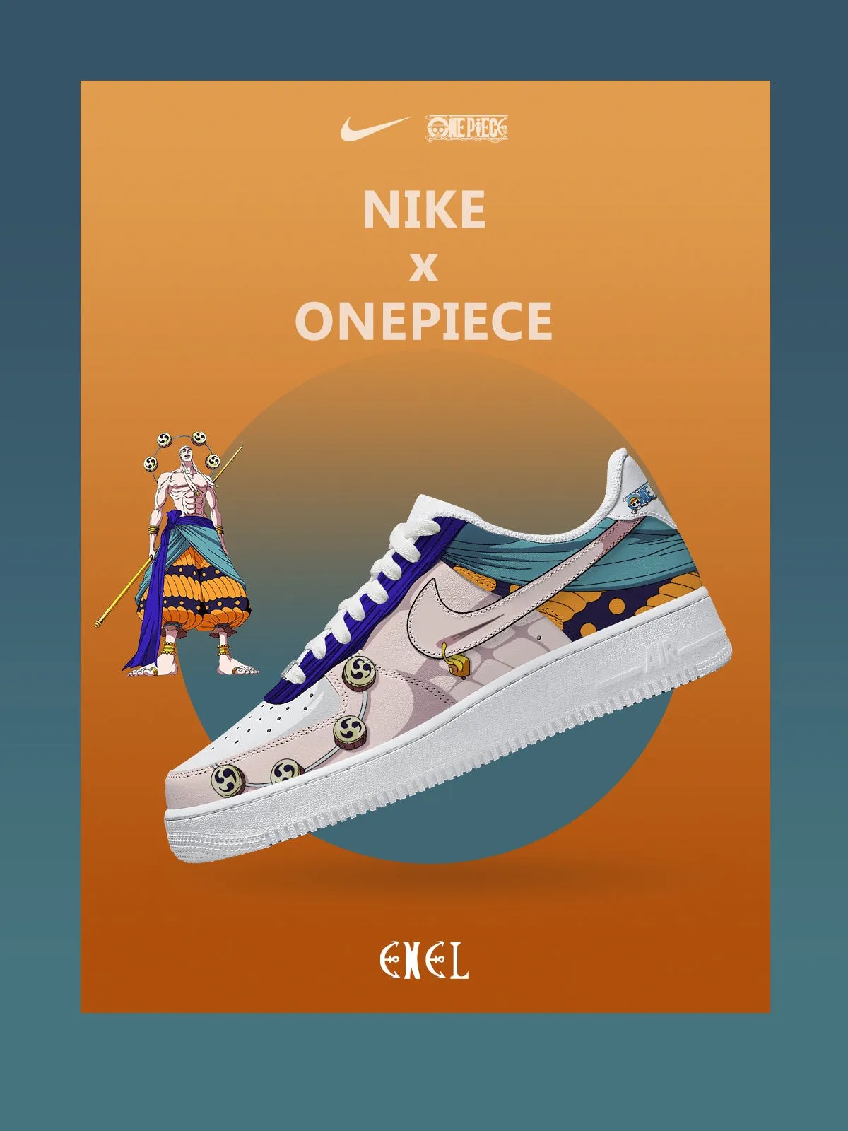 One Piece Enel Air Force 1 Shoes Sneakers Image