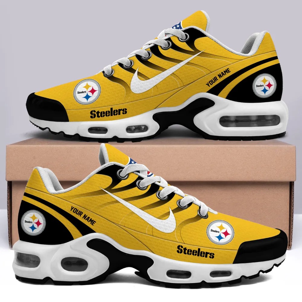 Pittsburgh Steelers New Air Max Plus Shoes Air Cushion Sneaker 494Jj 2442 Image
