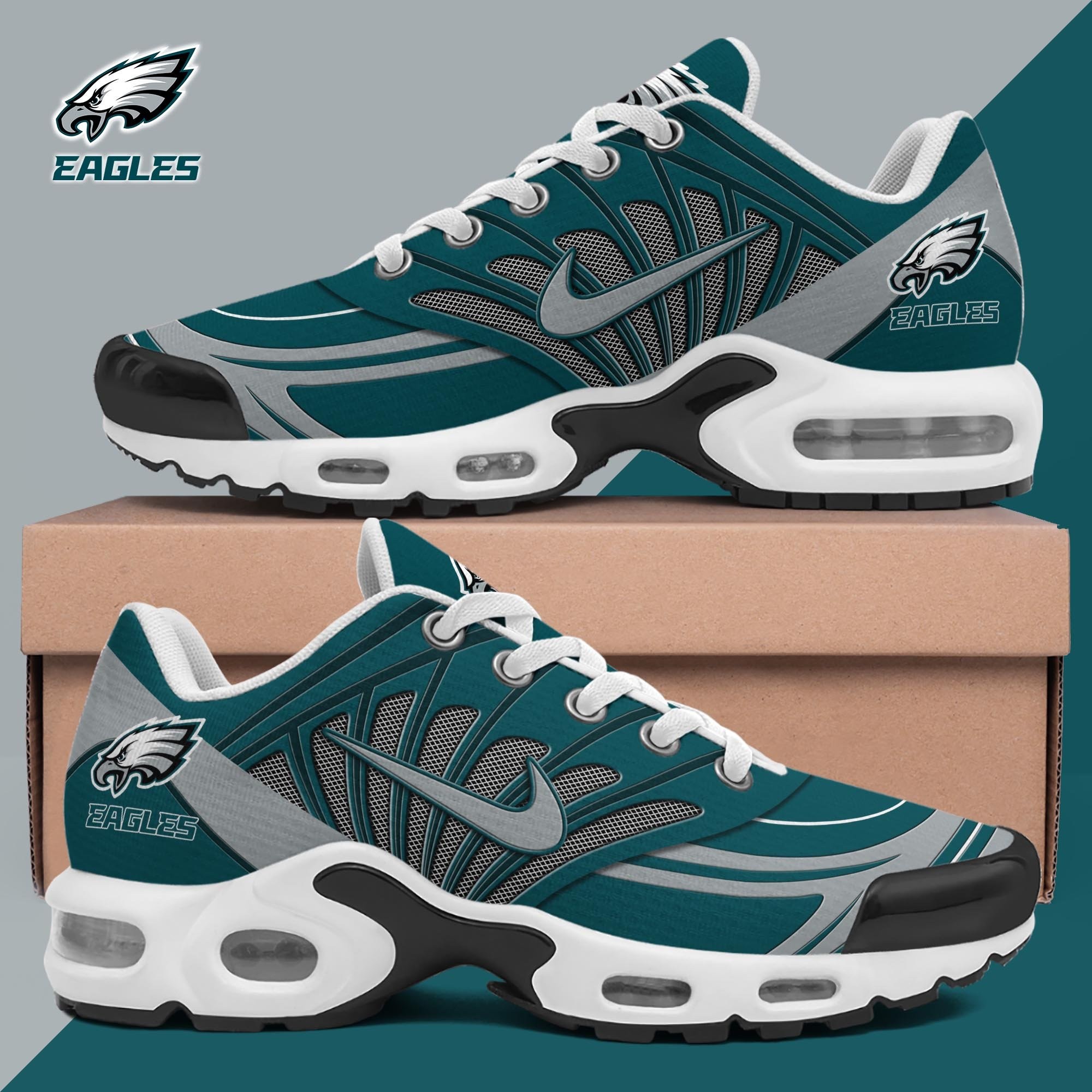 Philadelphia Eagles Shoes 2025 Version Custom Name 919 Image