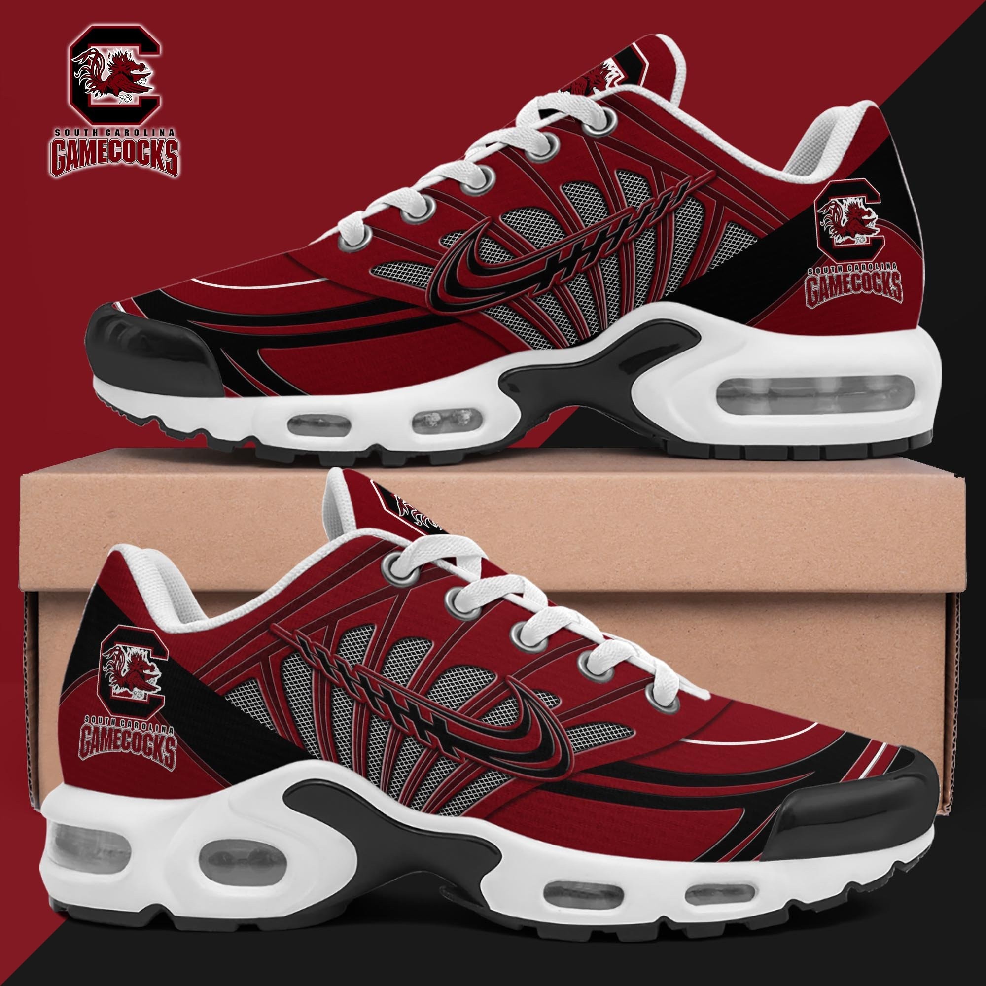 South Carolina Gamecocks Shoes 2025 Version Custom Name 135 Image