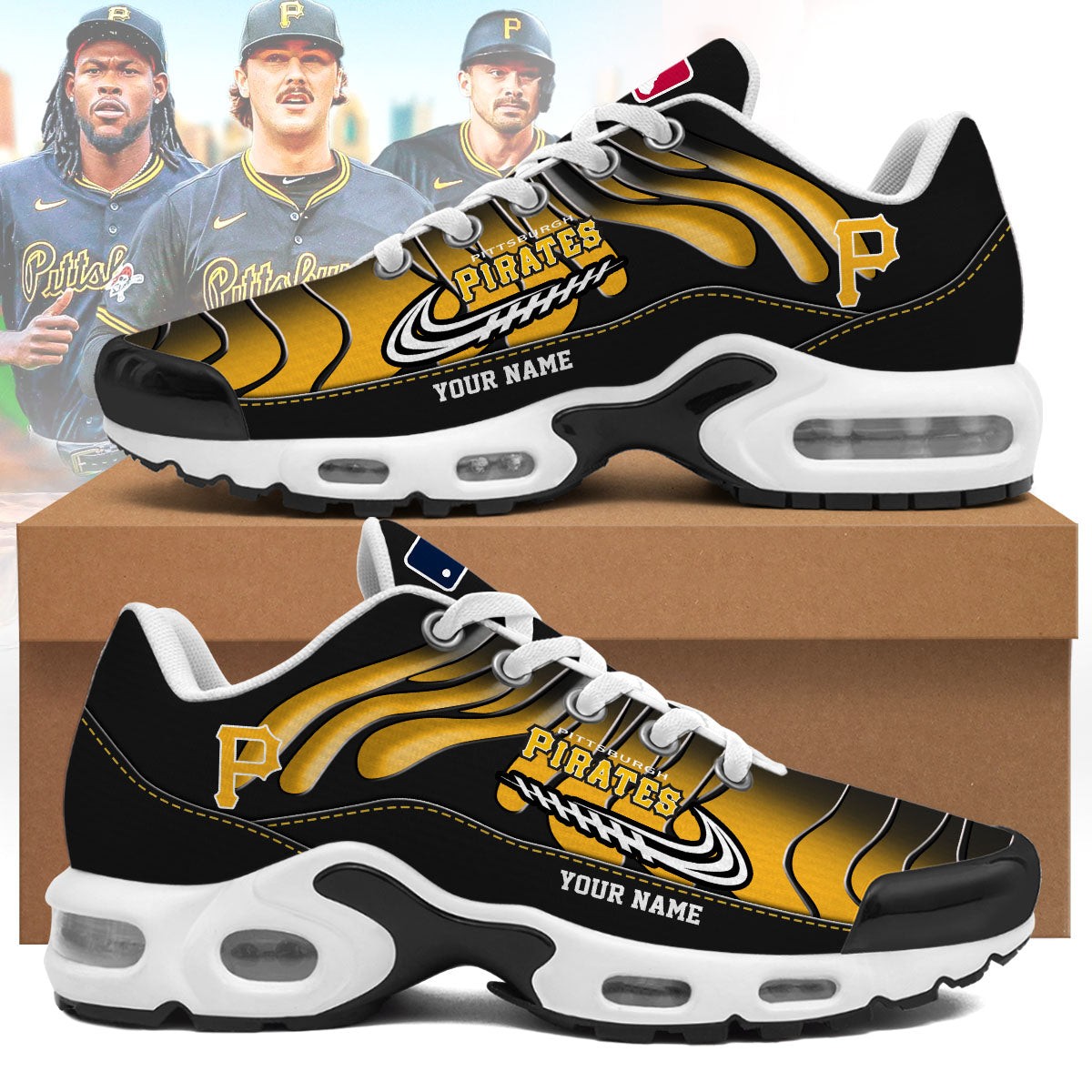 Pittsburgh Pirates Personalized Air Max Shoes 2 Image