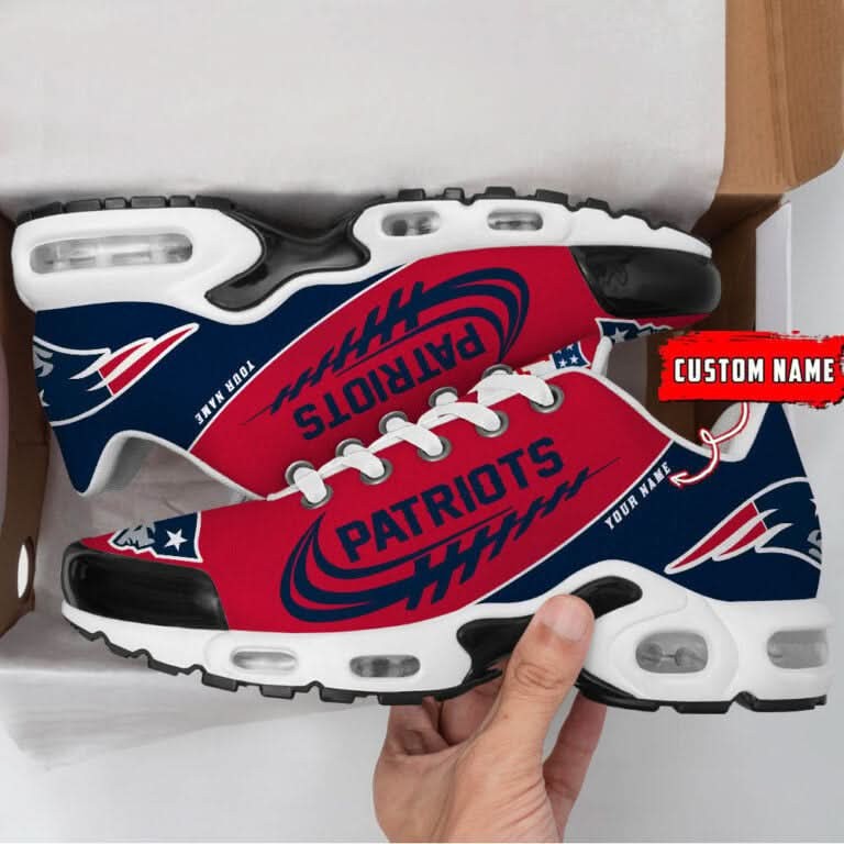 New England Patriots Custom Name Tn Shoes Perfect Gift 2 Image