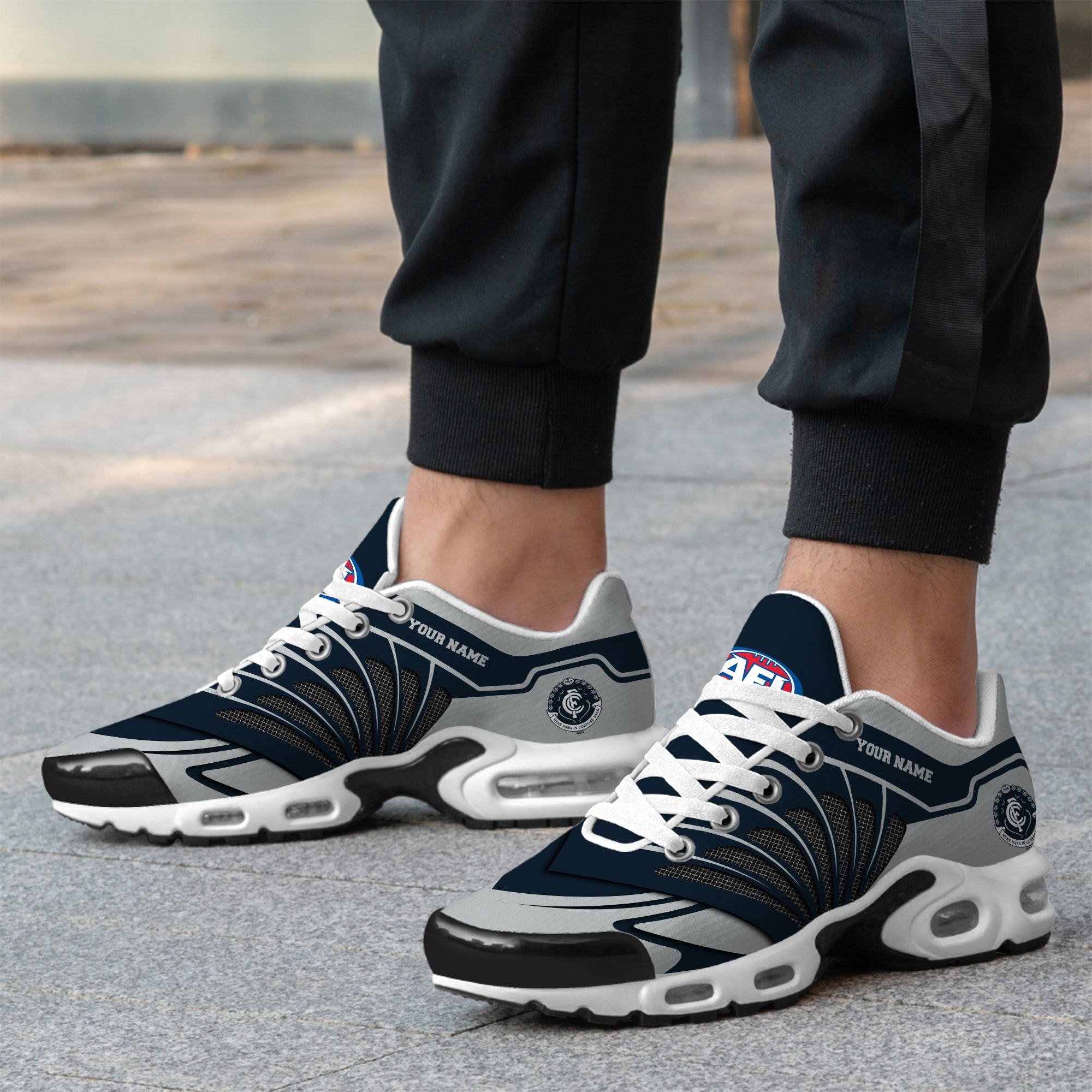 Carlton Football Club Customized Unisex Air Max Plus Sneakers Image