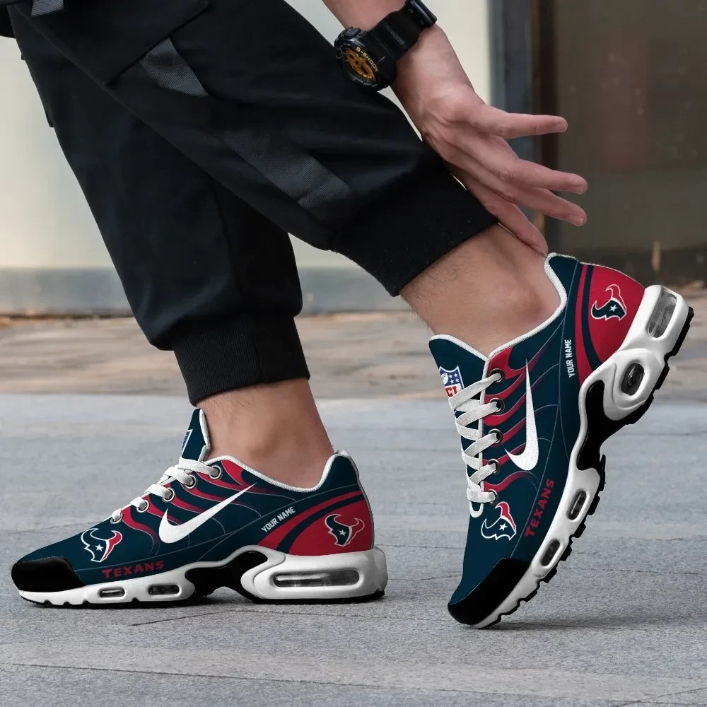 Houston Texans Personalized Name Team Mix Colors V3 Max Soul Shoes Sneakers Image