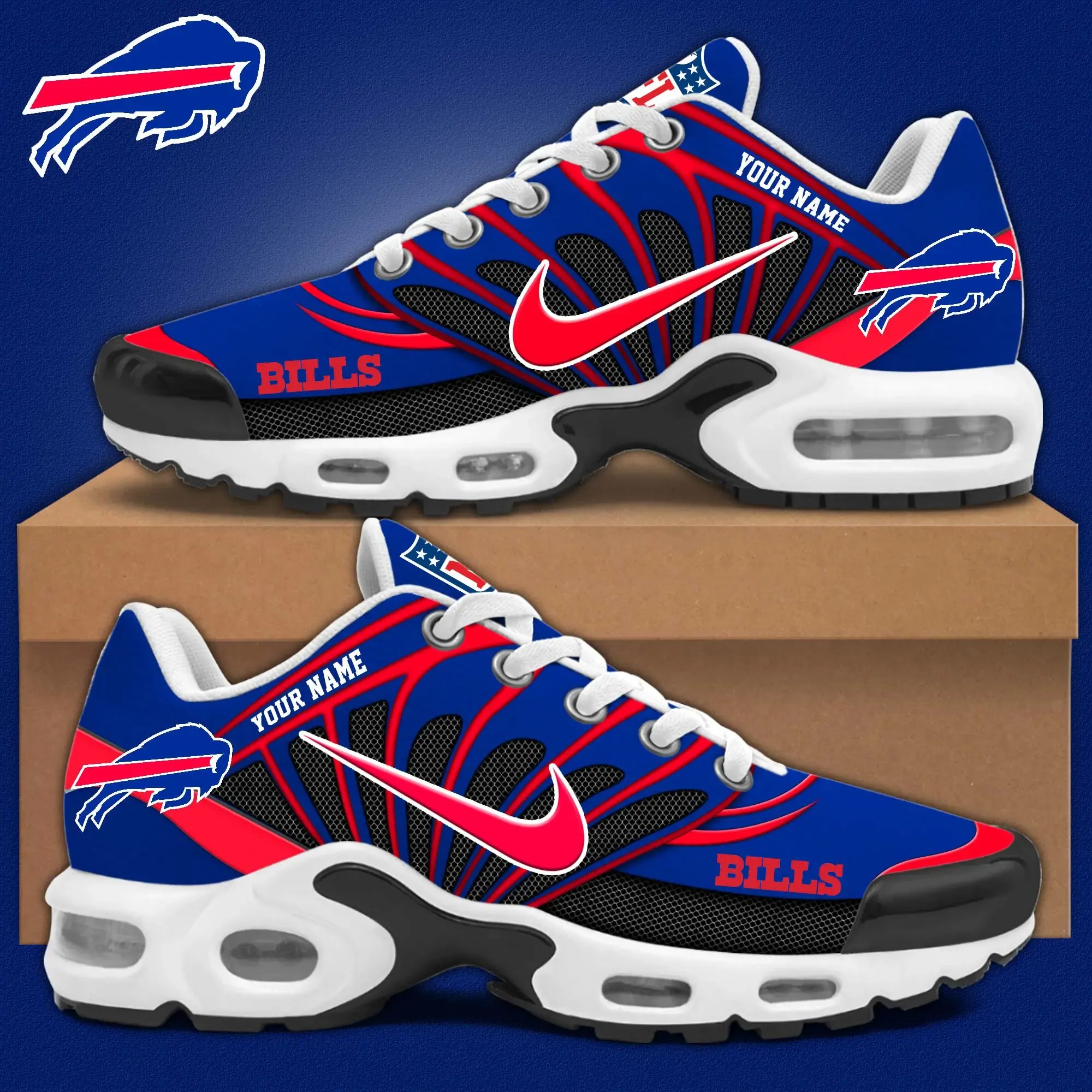 Buffalo Bills New Air Max Plus Shoes Air Cushion Sneaker 601Th 7090 Image