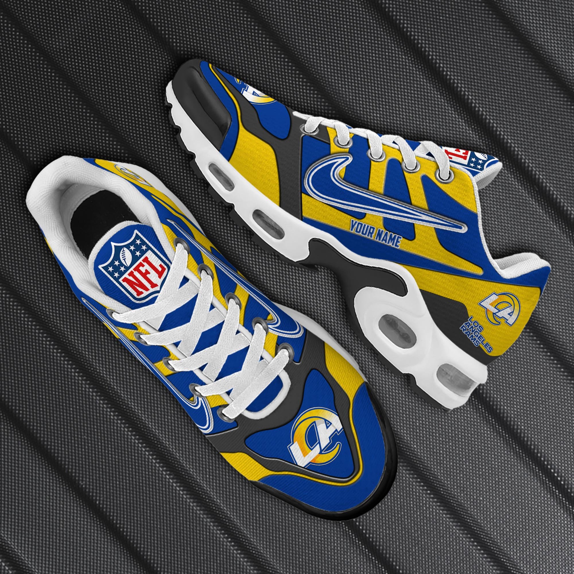 Los Angeles Rams TN Shoes Custom Your Name, Shoes For Sport Fans, Gift For Fans EHIVM-03311534N Gallery Image
