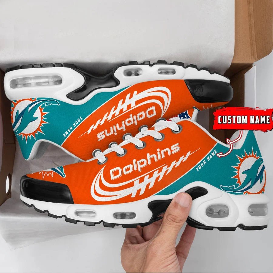 Miami Dolphins TN Shoes 2025 Versions Custom Your Name, Football Team Shoes, Sport Fan Gifts EHIVM-53631 Gallery Image