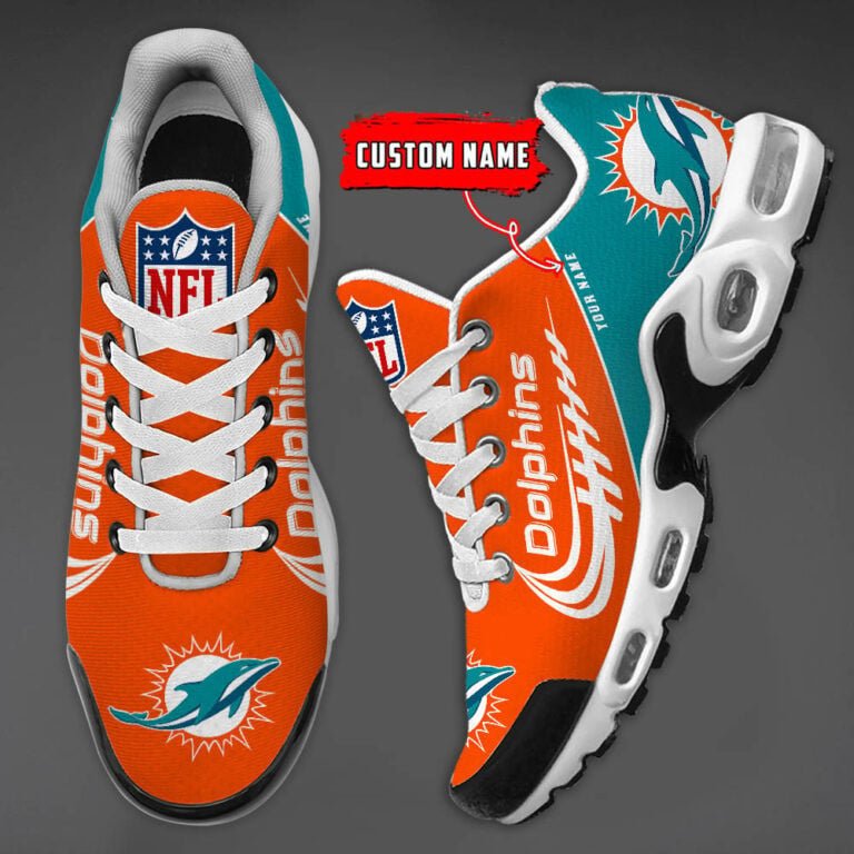 Miami Dolphins TN Shoes 2025 Versions Custom Your Name, Football Team Shoes, Sport Fan Gifts EHIVM-53631 Gallery Image