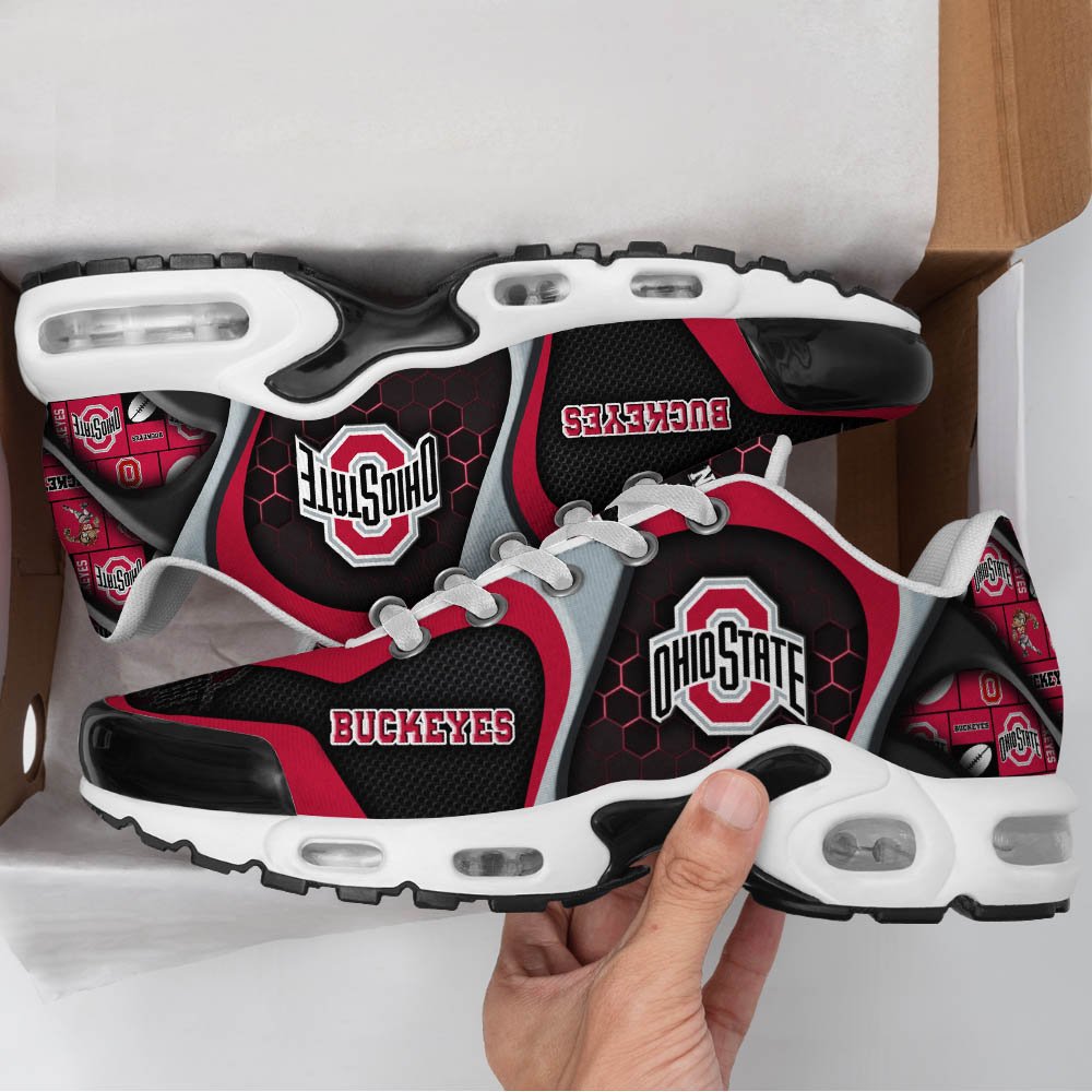 Ohio State Buckeyes TN Shoes 2024 Version Personalized Your Name, Footbal Team Shoes, Gifts For Football Fan ETHY-52863 Gallery Image