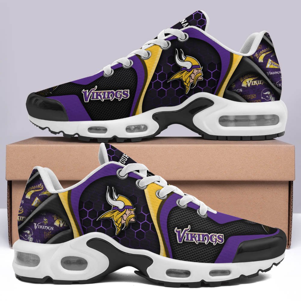 Minnesota Vikings TN Shoes 2024 Version Personalized Your Name, Footbal Team Shoes, Gifts For Football Fan ETHY-52863 Gallery Image