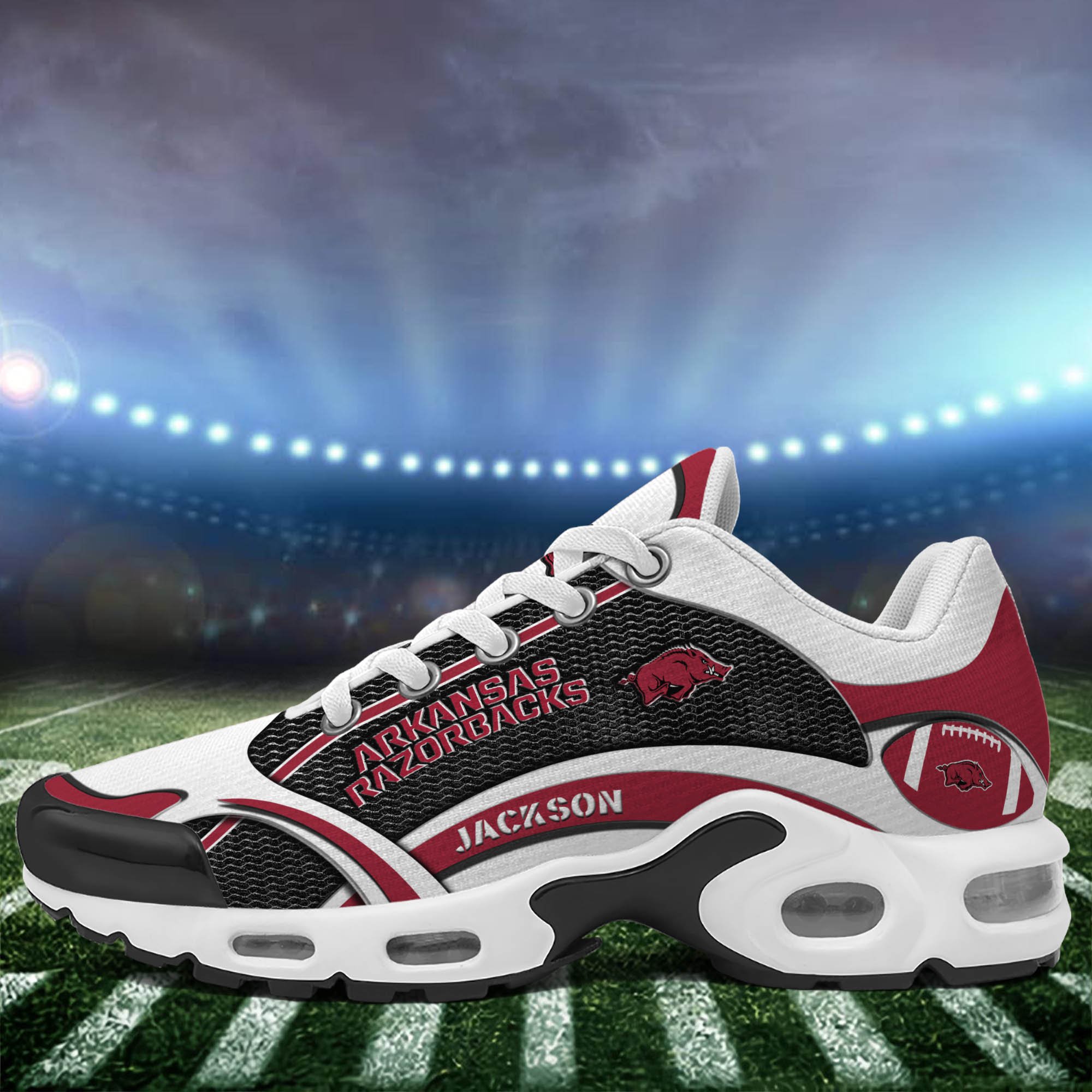 Arkansas Razorbacks Team TN Shoes 2024 Version Custom Name, Shoes For Sport Lovers, Sport Gifts ETHY-61889 Gallery Image