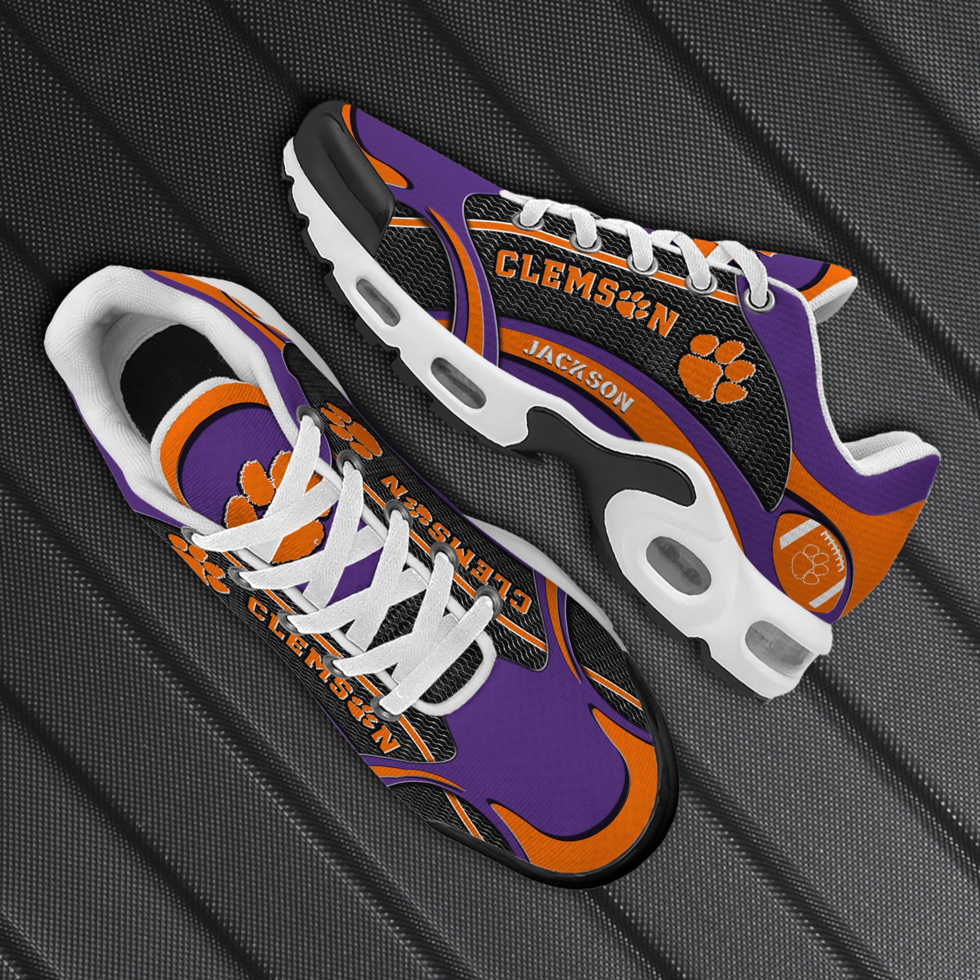 Clemson Tigers Team TN Shoes 2024 Version Custom Name, Shoes For Sport Lovers, Sport Gifts ETHY-61889 Gallery Image