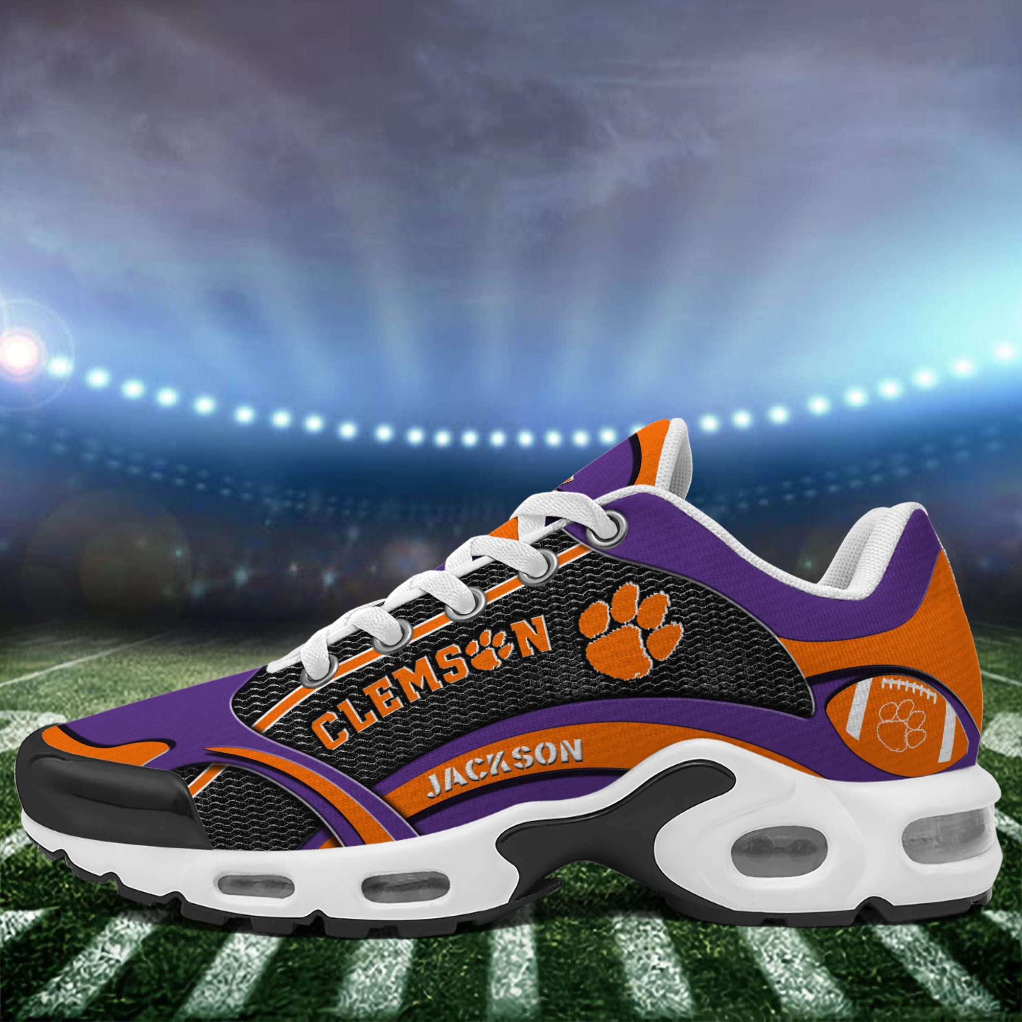 Clemson Tigers Team TN Shoes 2024 Version Custom Name, Shoes For Sport Lovers, Sport Gifts ETHY-61889 Gallery Image