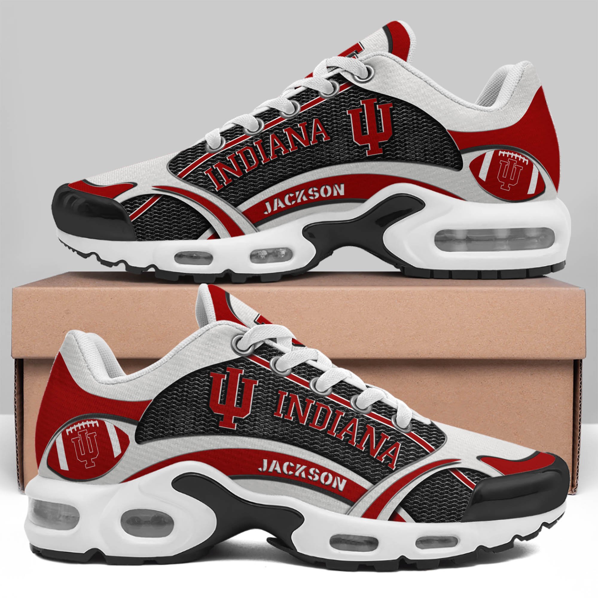 Indiana Hoosiers Team TN Shoes 2024 Version Custom Name, Shoes For Sport Lovers, Sport Gifts ETHY-61889 Gallery Image