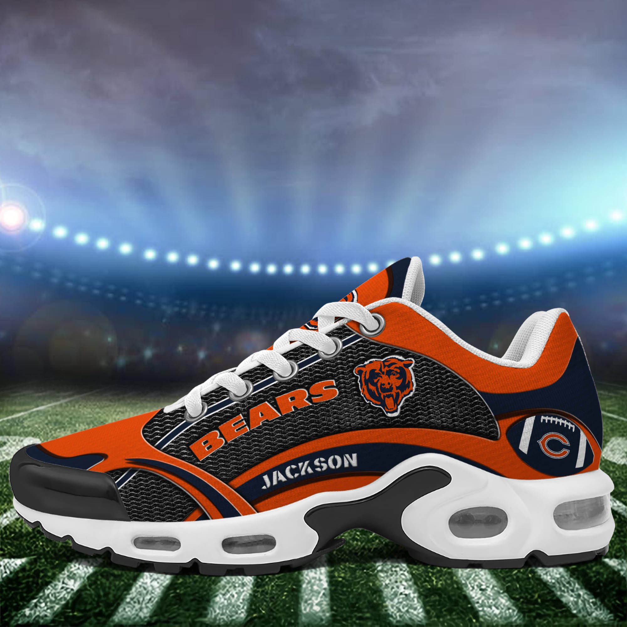 Chicago Bears Team TN Shoes 2024 Version Custom Name, Shoes For Sport Lovers, Sport Gifts ETHY-61889 Gallery Image
