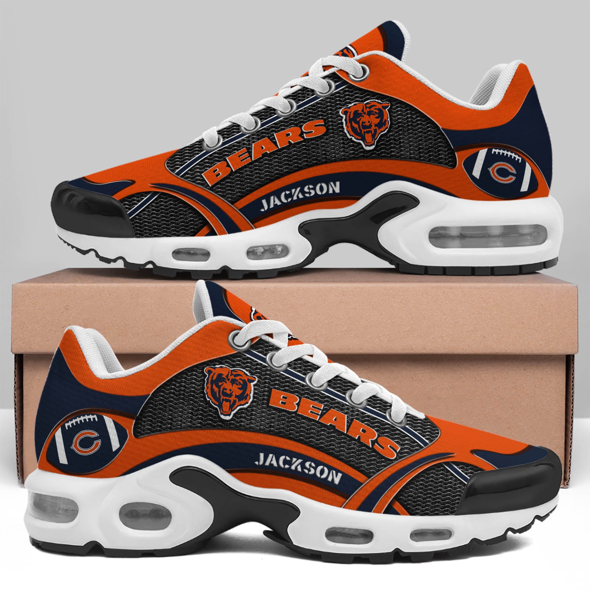 Chicago Bears Team TN Shoes 2024 Version Custom Name, Shoes For Sport Lovers, Sport Gifts ETHY-61889 Gallery Image