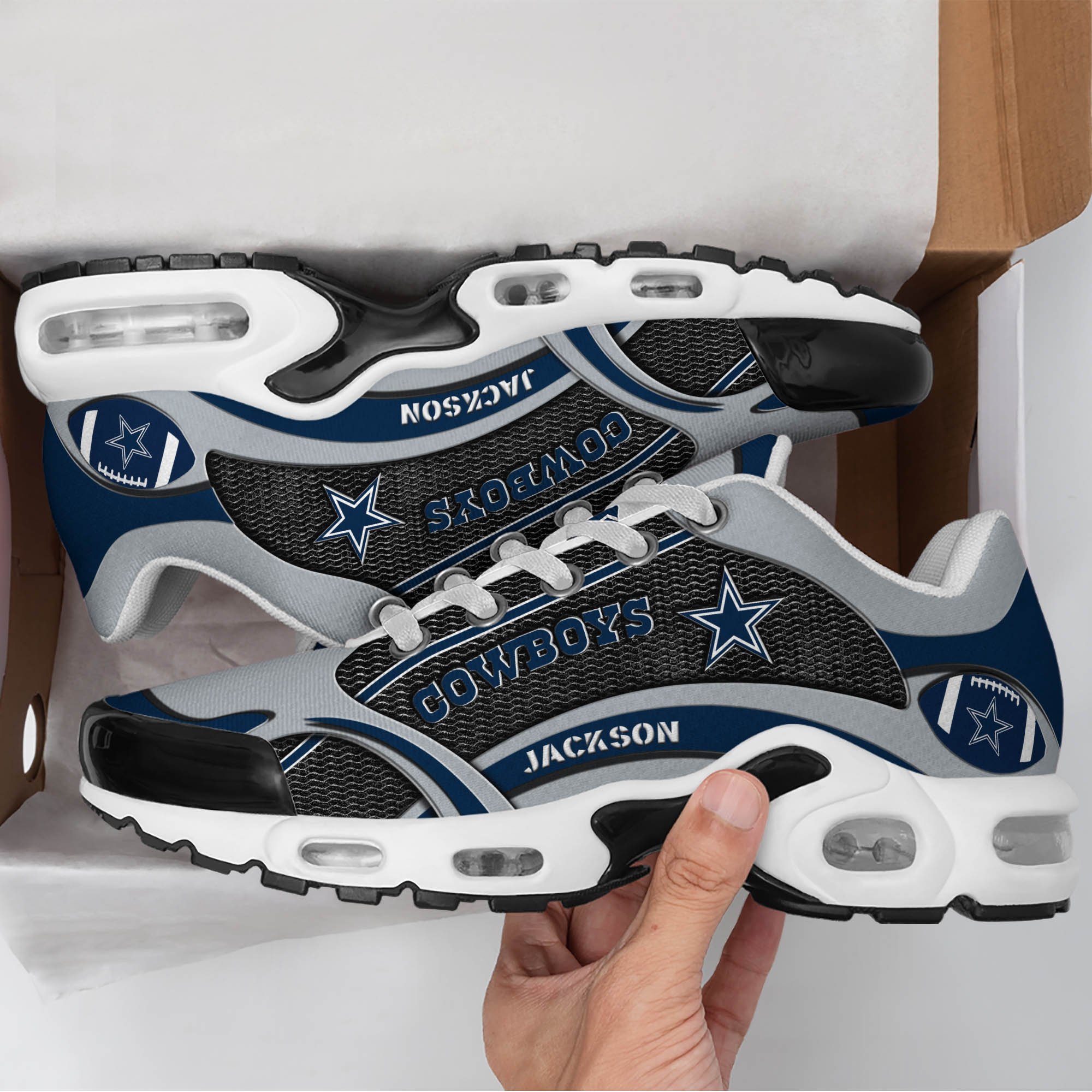 Dallas Cowboys Team TN Shoes 2024 Version Custom Name, Shoes For Sport Lovers, Sport Gifts ETHY-61889 Gallery Image