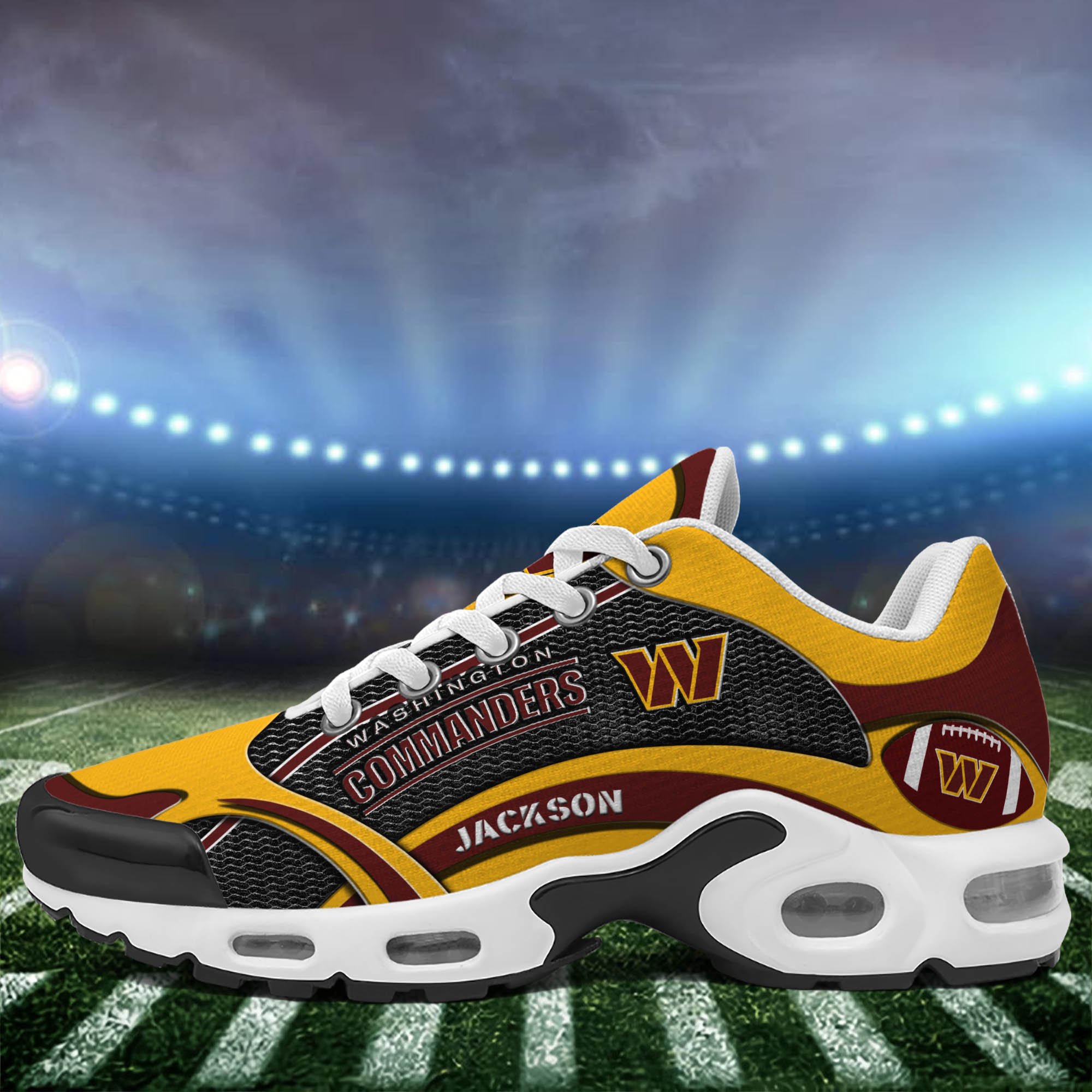 Washington Commanders Team TN Shoes 2024 Version Custom Name, Shoes For Sport Lovers, Sport Gifts ETHY-61889 Gallery Image