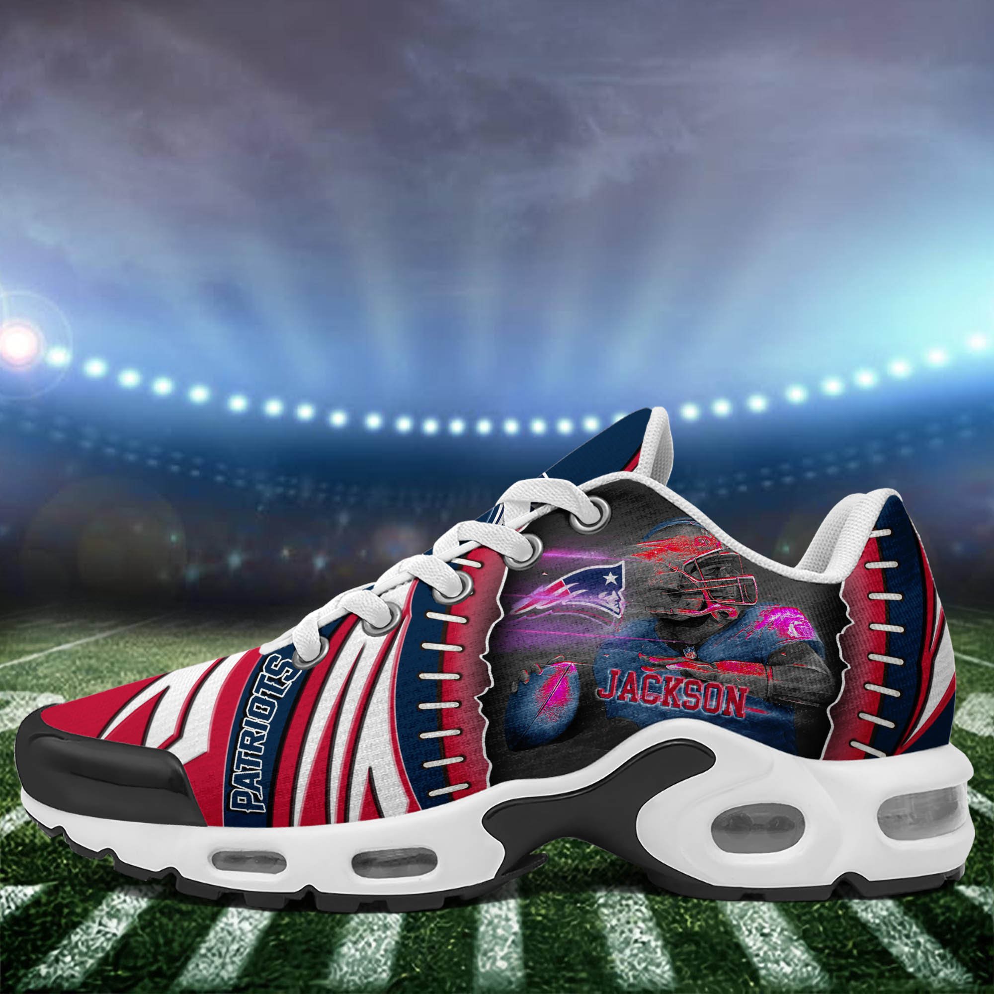 New England Patriots TN Shoes 2024 Version Custom Your Name, Sport Team Shoes, Sport Shoes For Fans, Sport Gifts For Lovers ETHY-61919 Gallery Image