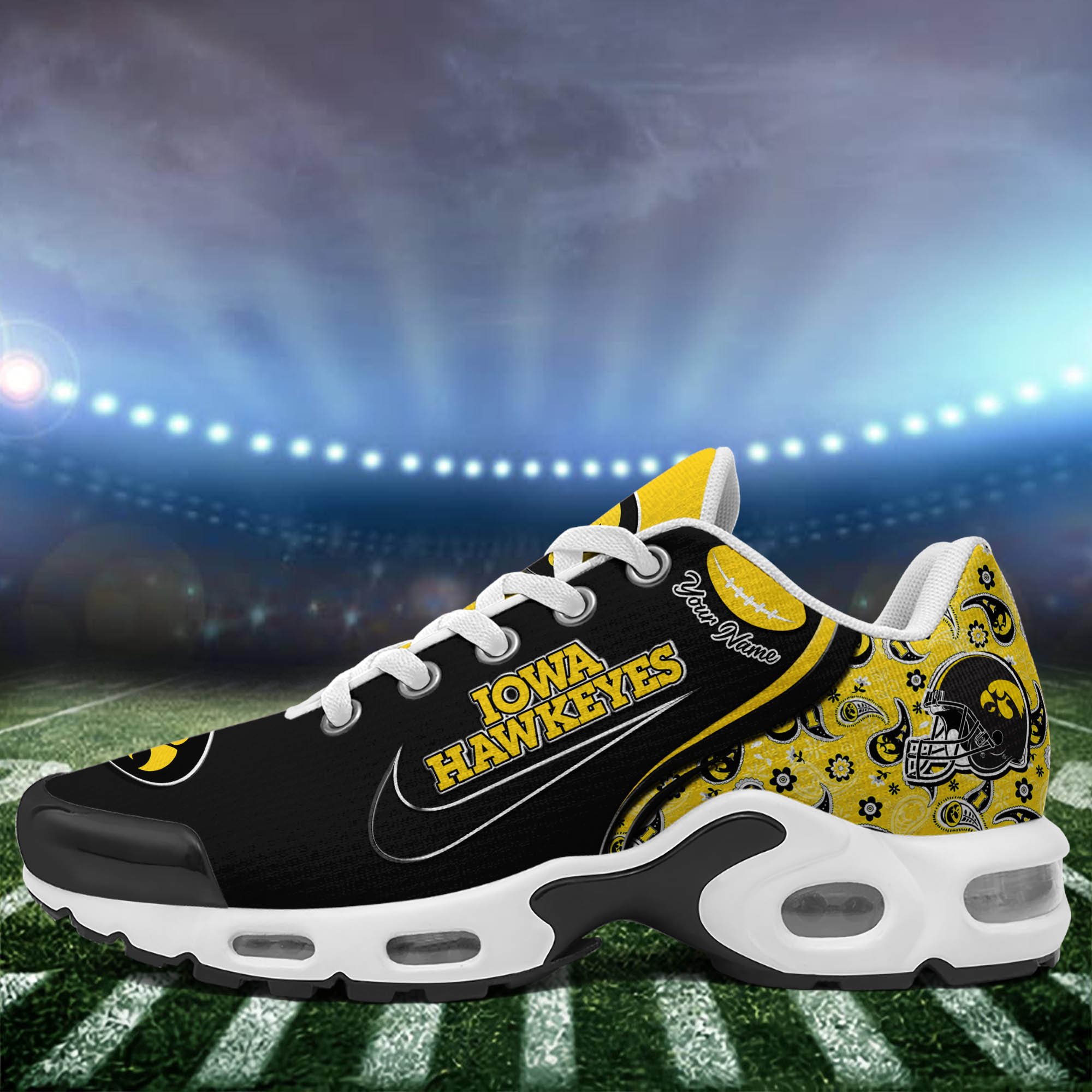 Iowa Hawkeyes TN Shoes 2024 Version Custom Your Name, Sport Shoes For Lovers, Sport Gifts, Gifts For Fans ETHY-62499 Gallery Image