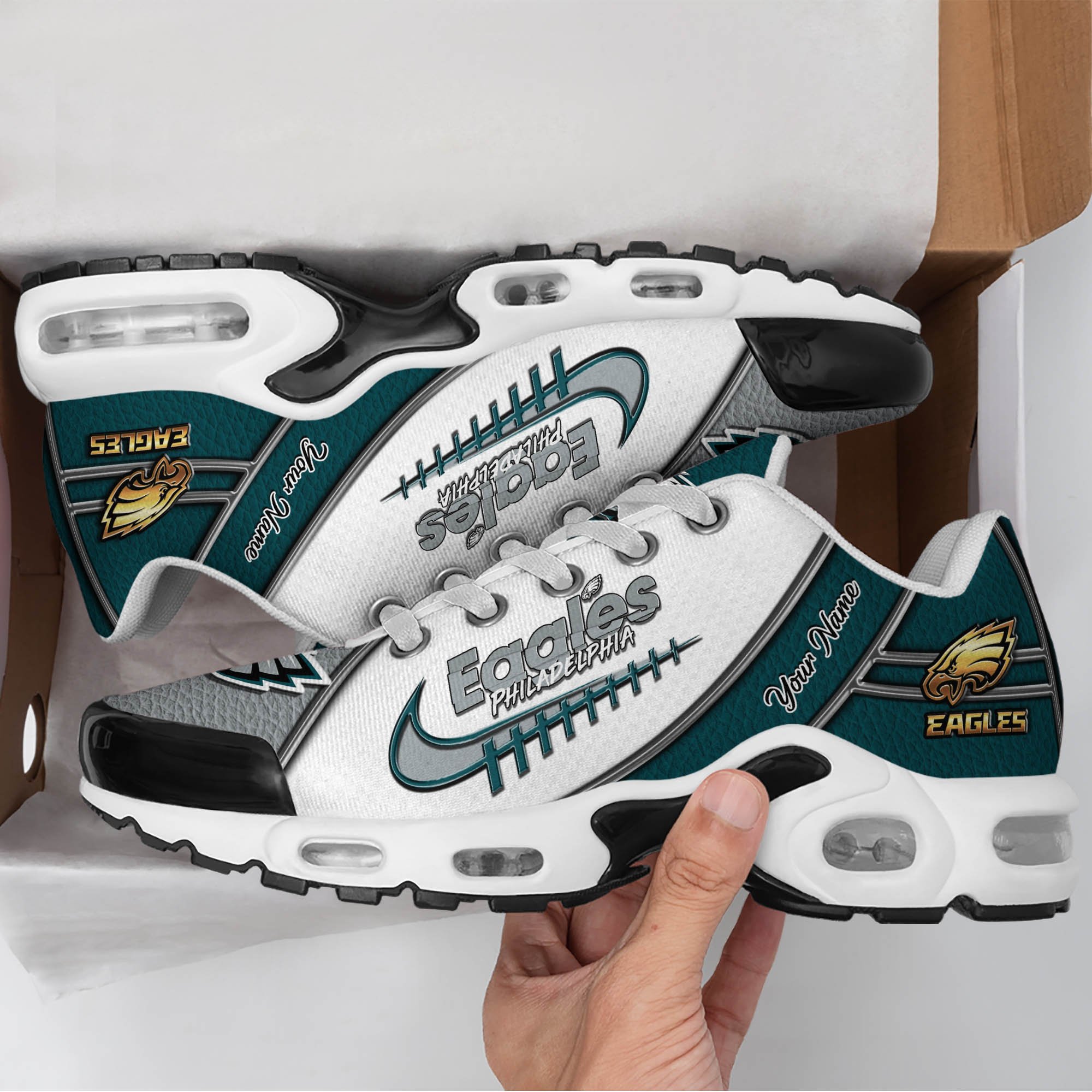 Philadelphia Eagles TN Shoes 2024 Version Custom Your Name, Football Team Shoes, Football Shoes for Fans, Sport Gifts, Gifts For Lovers ETHY-62516 Gallery Image