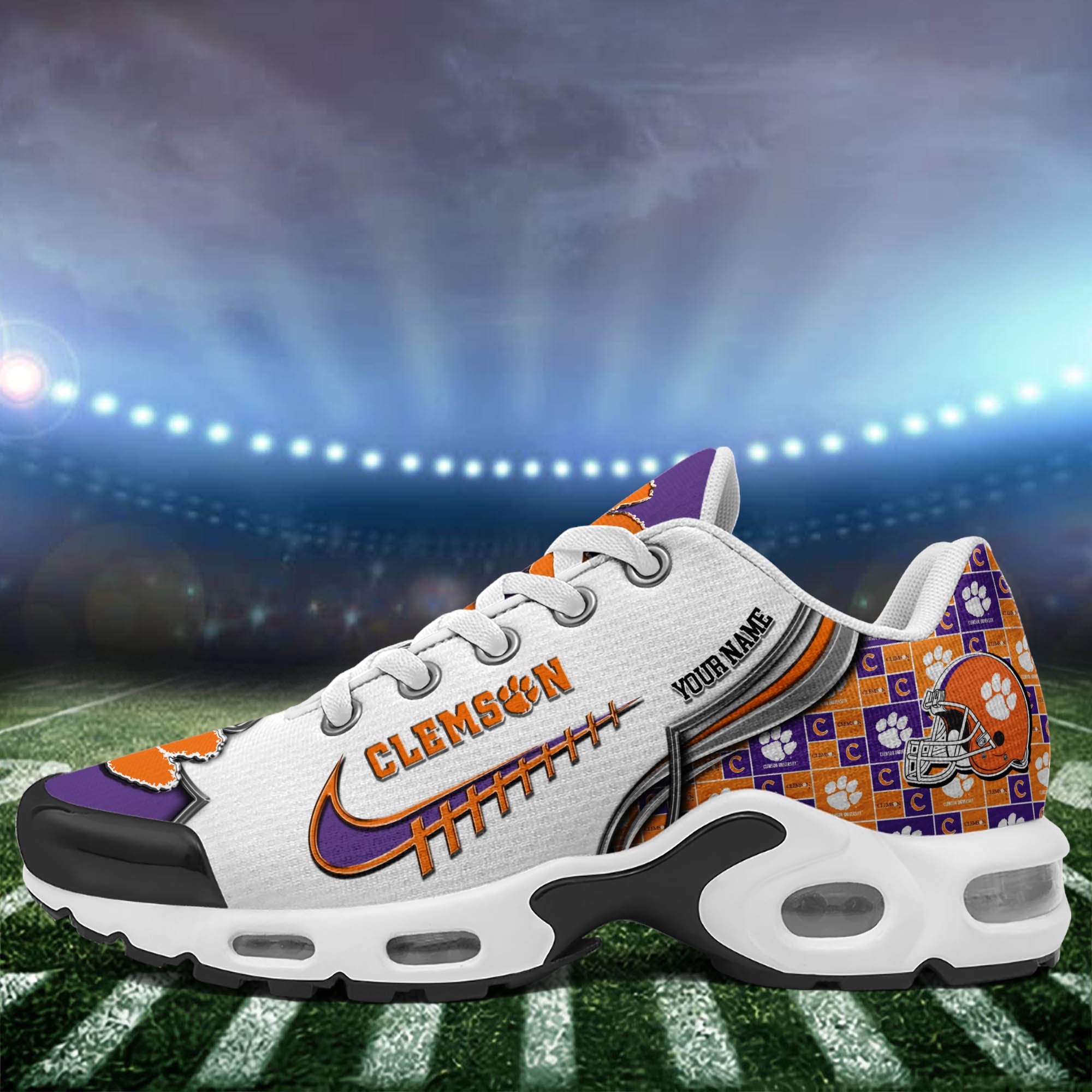 Clemson Tigers TN Shoes 2024 Version Custom Your Name, Sport Shoes For Football Fans, Sport Gifts, Gifts For Him ETHY-62642 Gallery Image