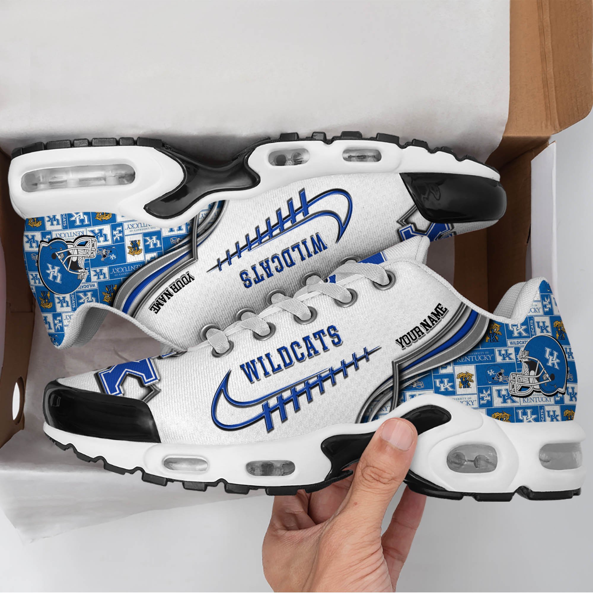 Kentucky Wildcats TN Shoes 2024 Version Custom Your Name, Sport Shoes For Football Fans, Sport Gifts, Gifts For Him ETHY-62642 Gallery Image