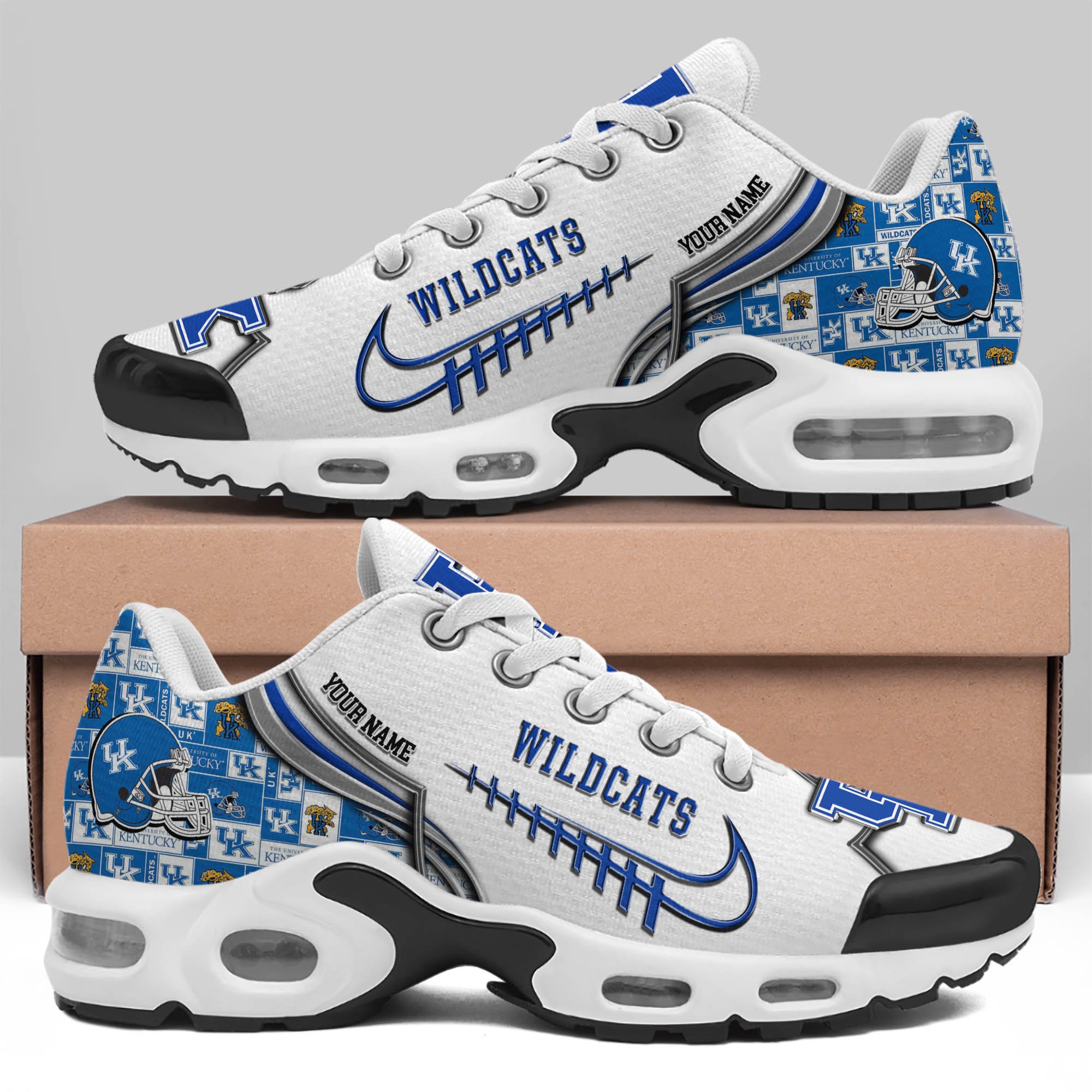 Kentucky Wildcats TN Shoes 2024 Version Custom Your Name, Sport Shoes For Football Fans, Sport Gifts, Gifts For Him ETHY-62642 Gallery Image