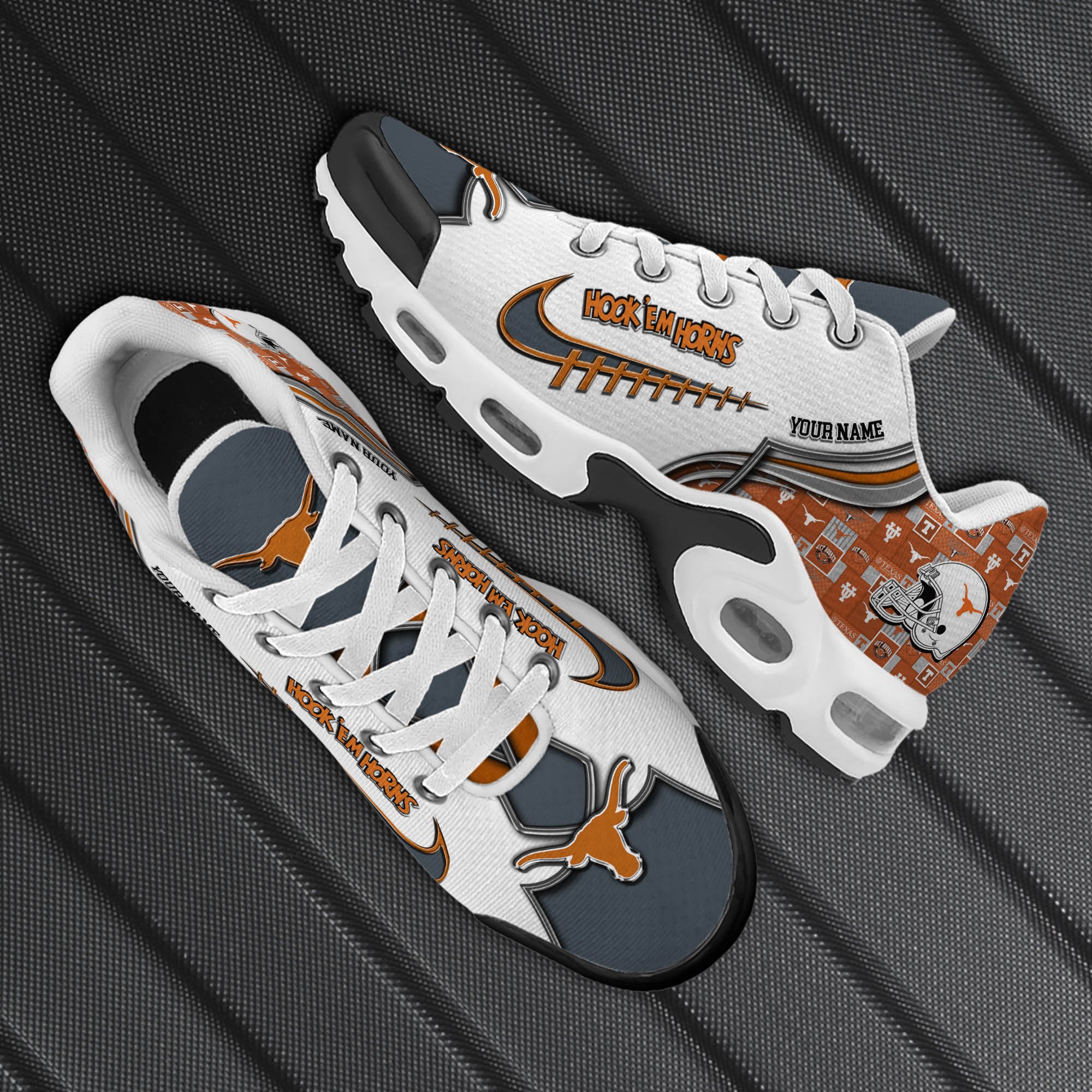 Texas Longhorns TN Shoes 2024 Version Custom Your Name, Sport Shoes For Football Fans, Sport Gifts, Gifts For Him ETHY-62642 Gallery Image