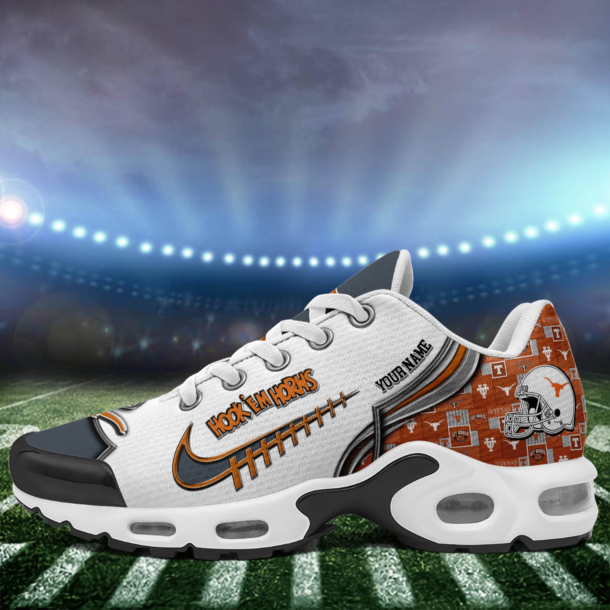 Texas Longhorns TN Shoes 2024 Version Custom Your Name, Sport Shoes For Football Fans, Sport Gifts, Gifts For Him ETHY-62642 Gallery Image