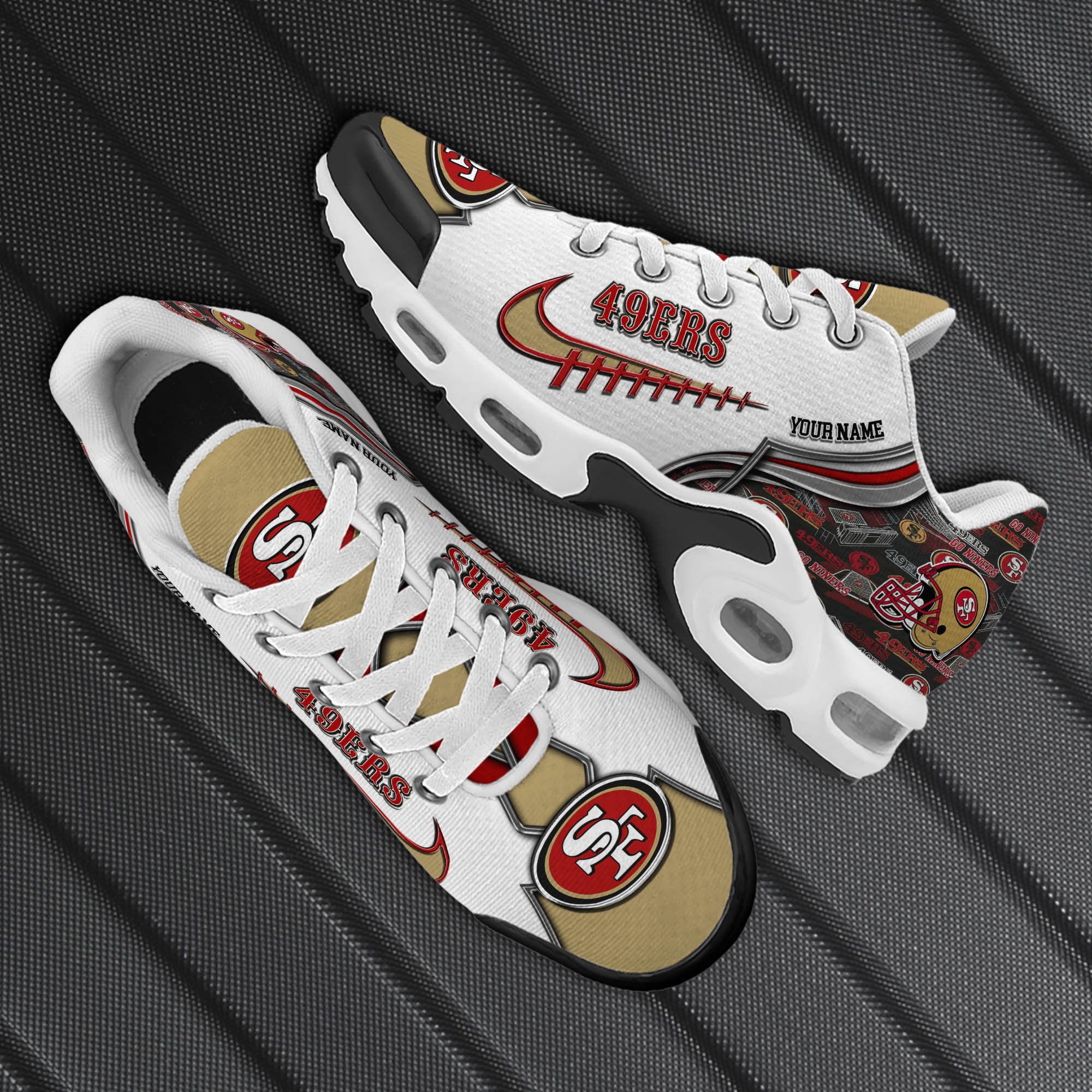 San Francisco 49ers TN Shoes 2024 Version Custom Your Name, Sport Shoes For Football Fans, Sport Gifts, Gifts For Him ETHY-62642 Gallery Image
