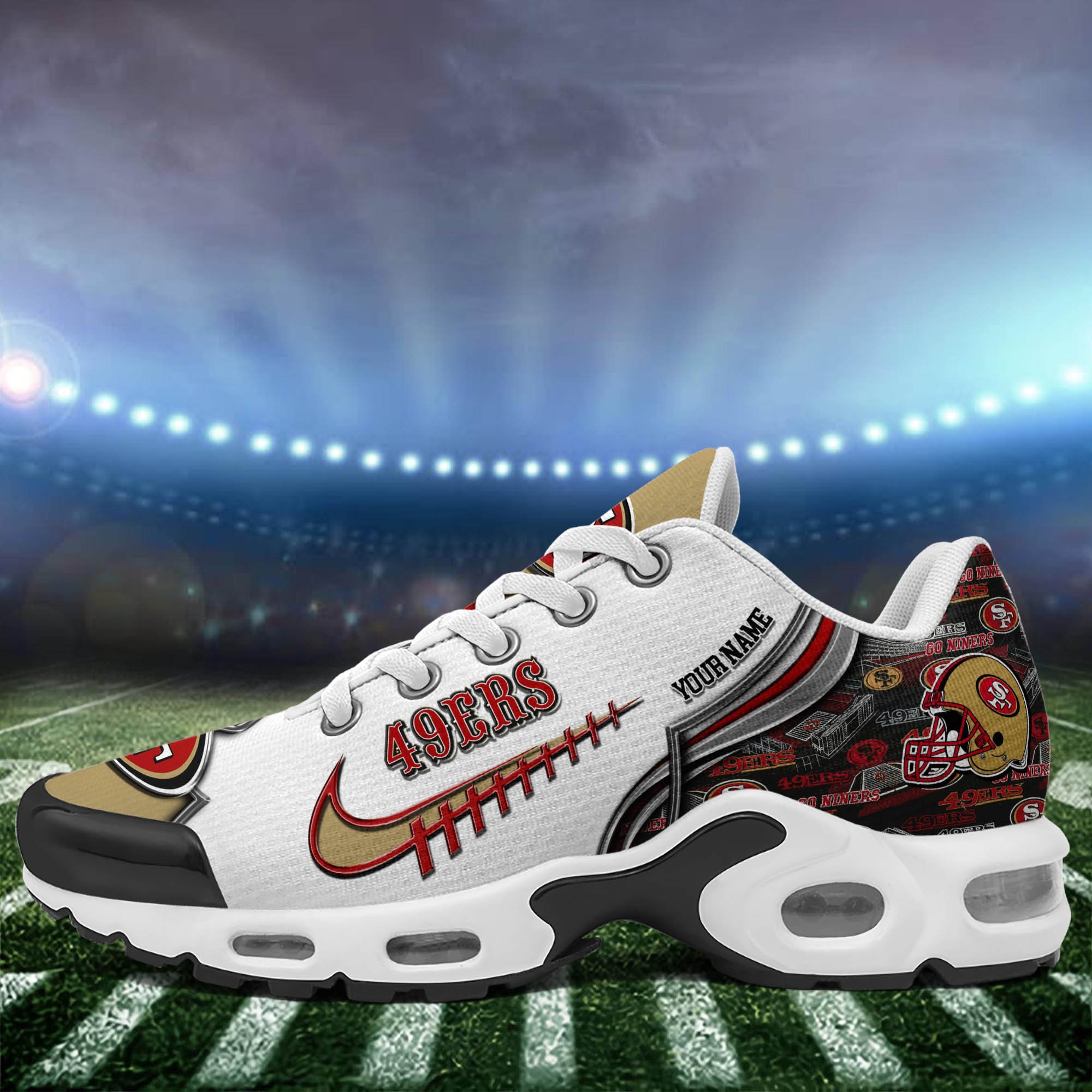 San Francisco 49ers TN Shoes 2024 Version Custom Your Name, Sport Shoes For Football Fans, Sport Gifts, Gifts For Him ETHY-62642 Gallery Image