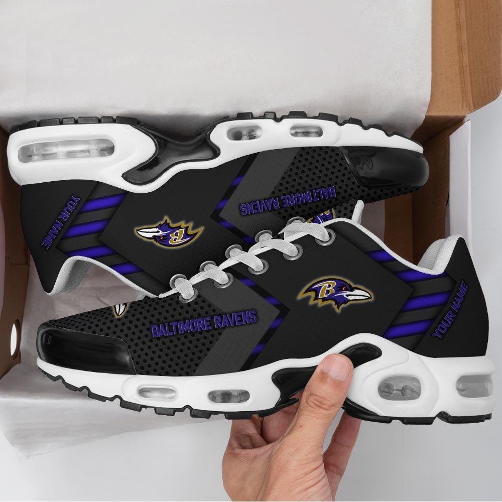 Baltimore Ravens TN Shoes 2025 Version Personalized Your Name, Sport Shoes, Gifts For Sport Fans ETRG-46877 Gallery Image