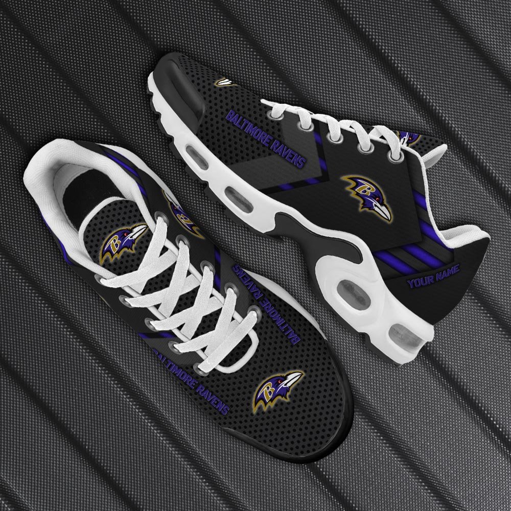 Baltimore Ravens TN Shoes 2025 Version Personalized Your Name, Sport Shoes, Gifts For Sport Fans ETRG-46877 Gallery Image