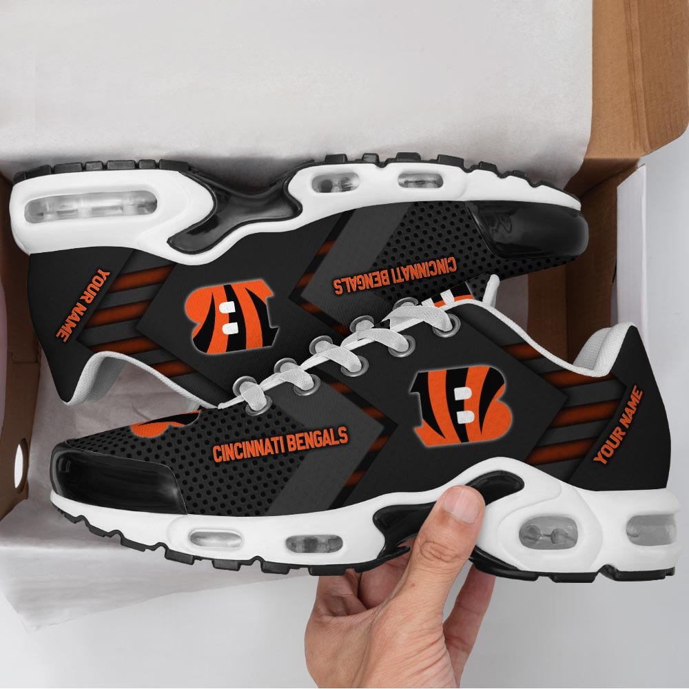 Cincinnati Bengals TN Shoes 2025 Version Personalized Your Name, Sport Shoes, Gifts For Sport Fans ETRG-46877 Gallery Image
