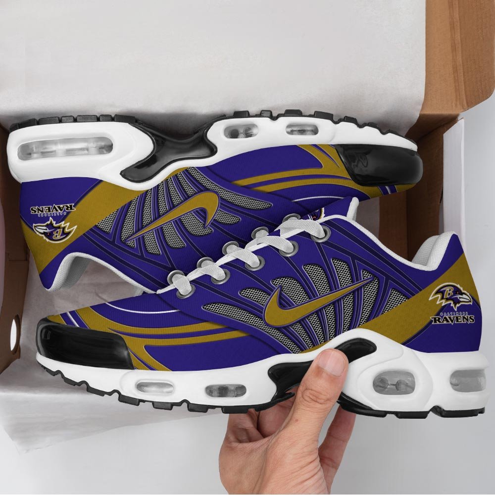 Baltimore Ravens TN Shoes 2025 Version Custom Name, Sport Shoes For Fan, Fan Gifts ETRG-60919 Gallery Image