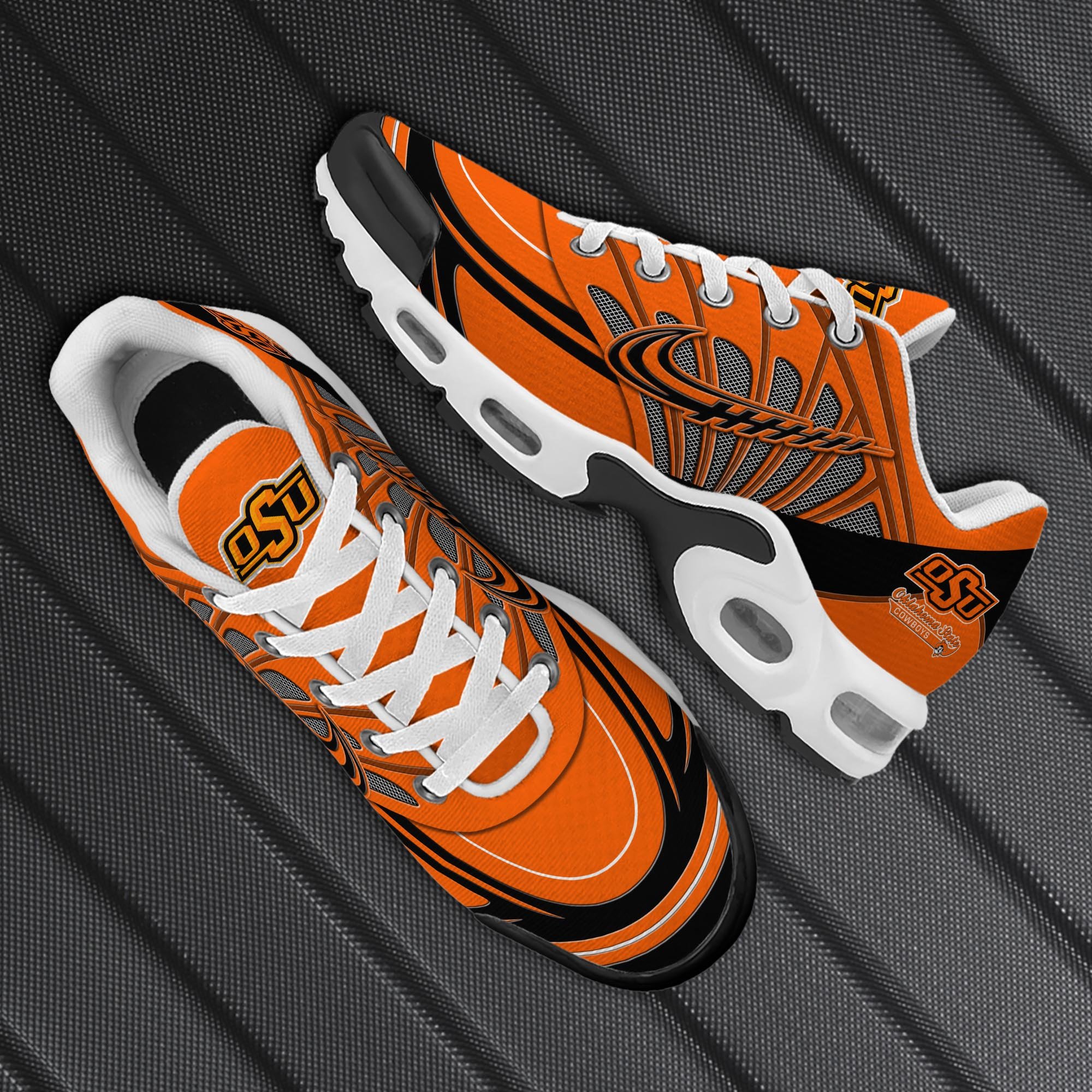 Oklahoma State Cowboys TN Shoes 2025 Version Custom Name, Sport Shoes For Fan, Fan Gifts ETRG-61135 Gallery Image