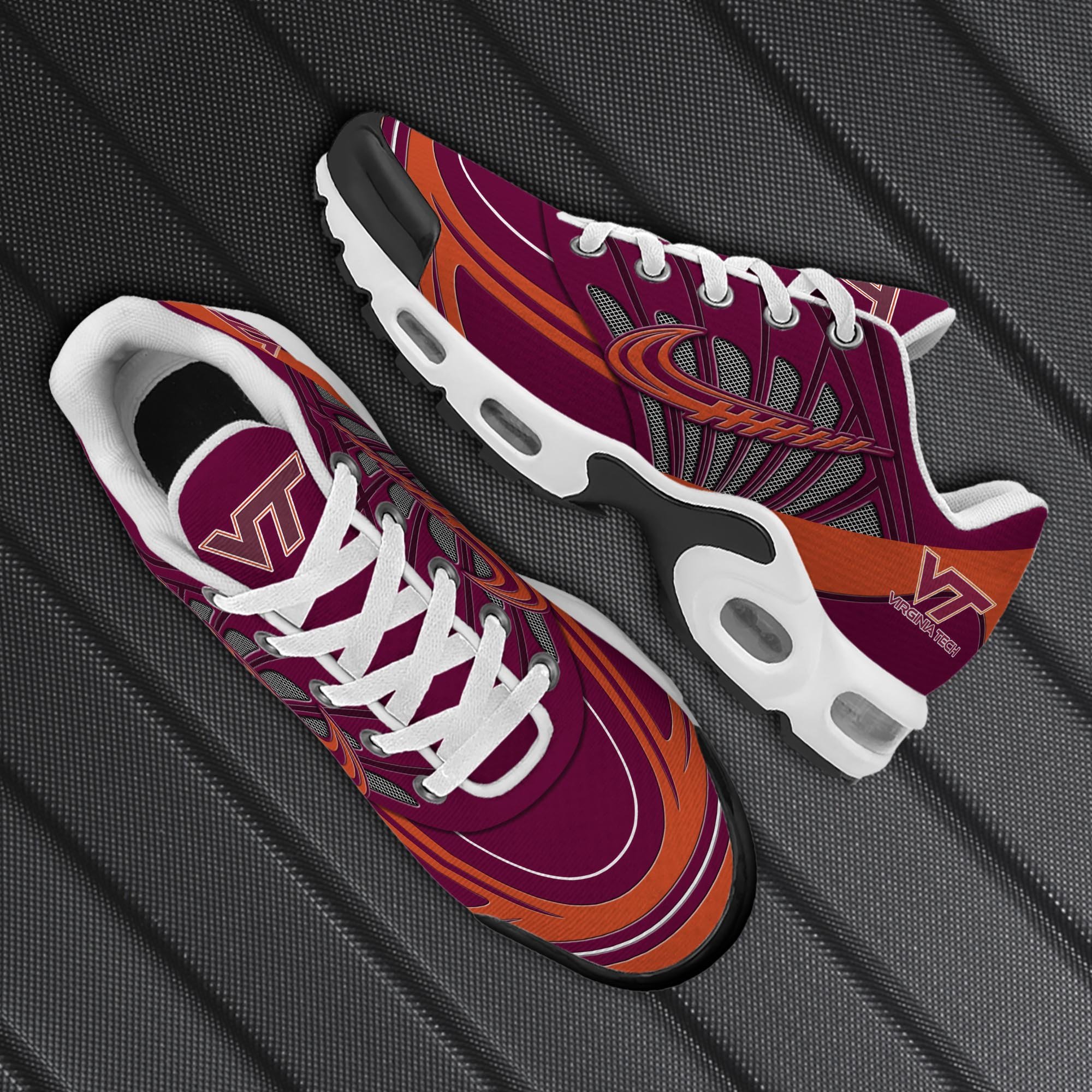 Virginia Tech Hokies TN Shoes 2025 Version Custom Name, Sport Shoes For Fan, Fan Gifts ETRG-61135 Gallery Image