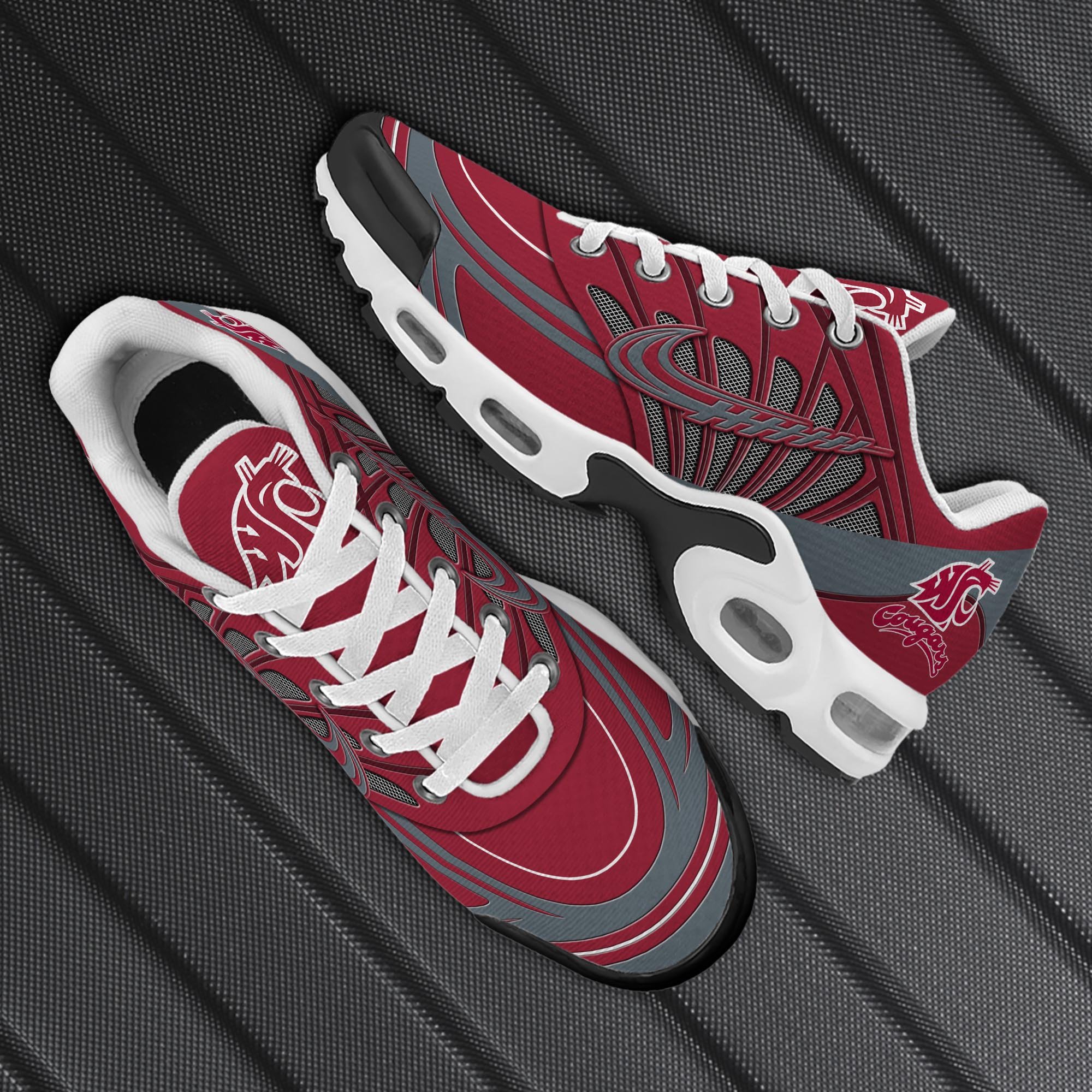 Washington State Cougars TN Shoes 2025 Version Custom Name, Sport Shoes For Fan, Fan Gifts ETRG-61135 Gallery Image