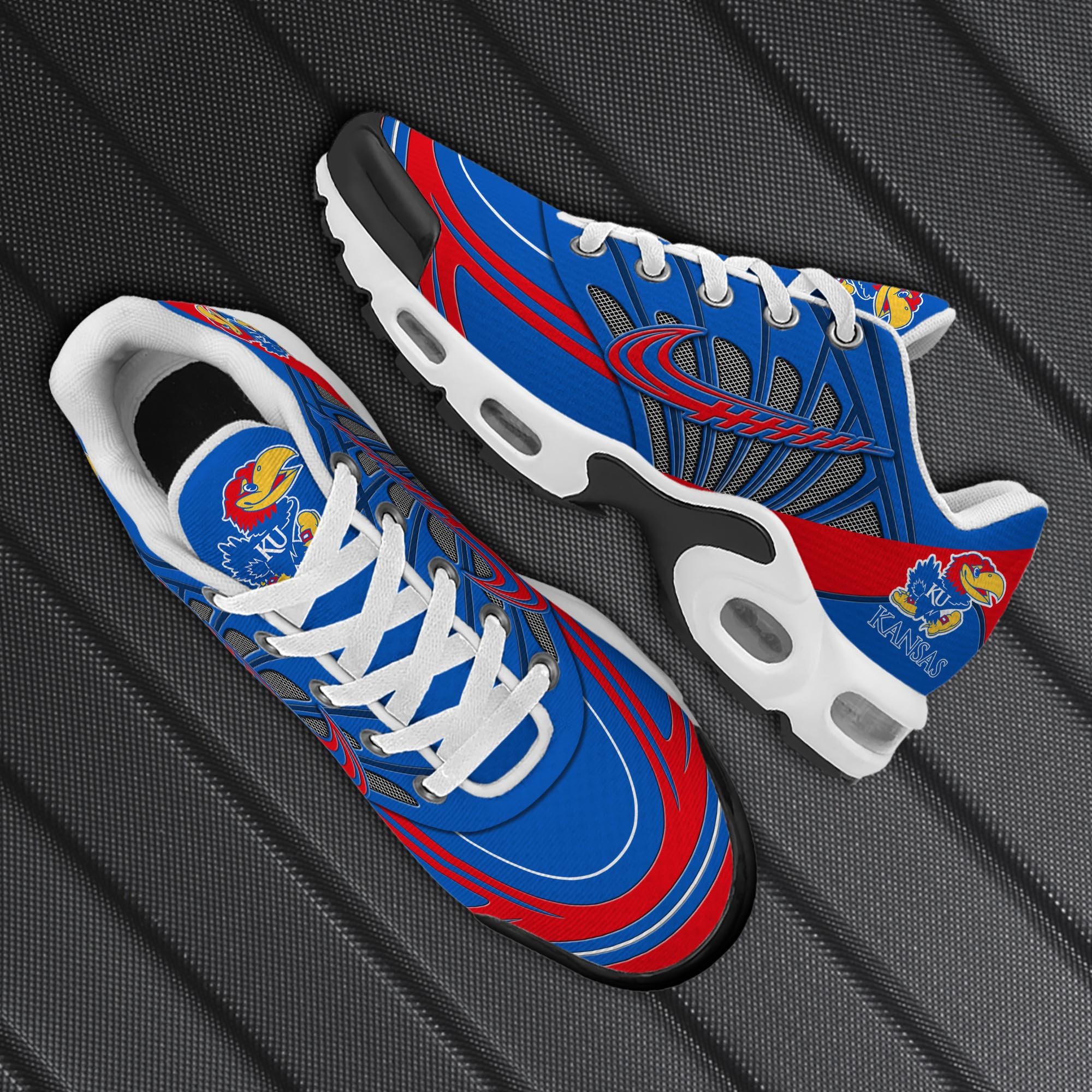 Kansas Jayhawks TN Shoes 2025 Version Custom Name, Sport Shoes For Fan, Fan Gifts ETRG-61135 Gallery Image