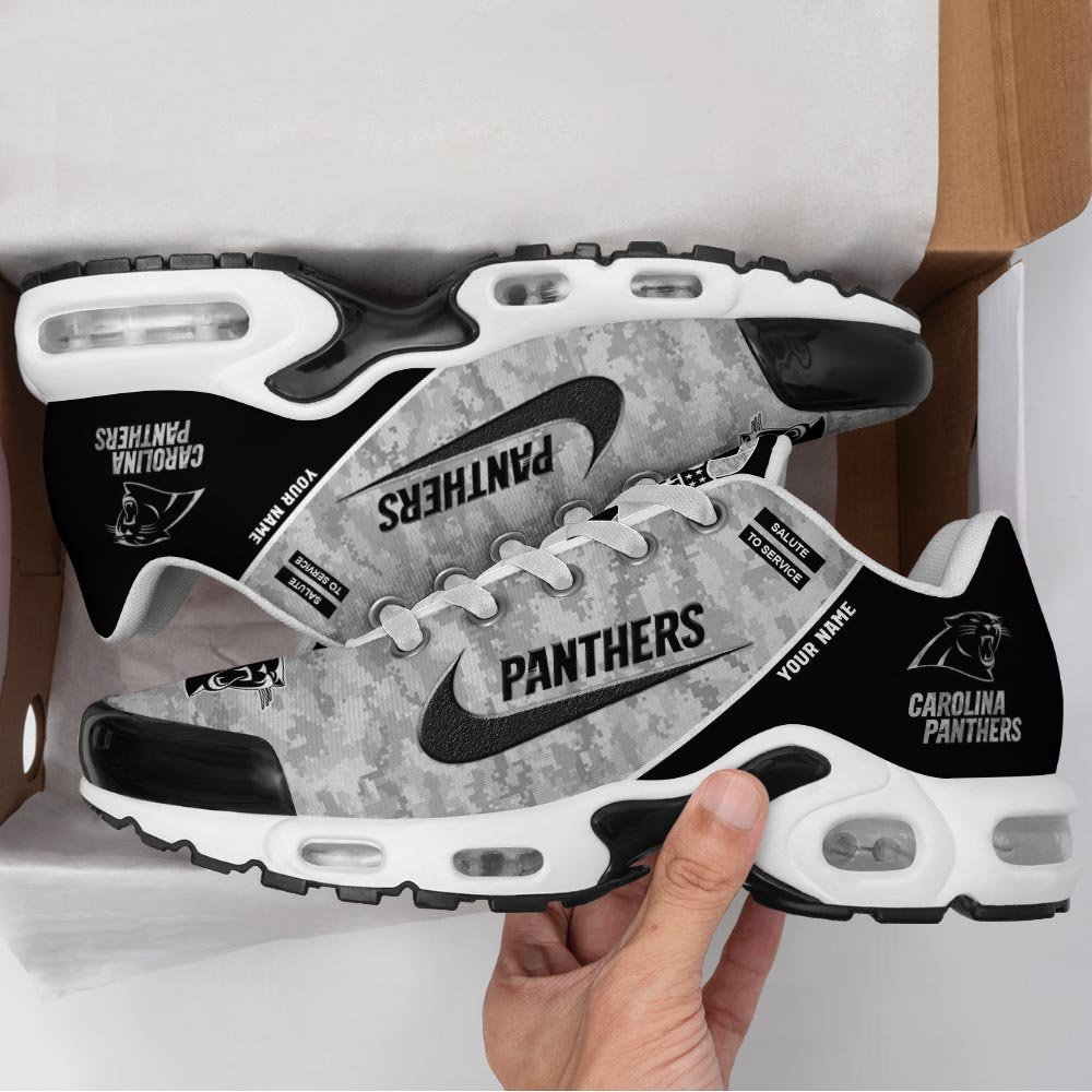 Carolina Panthers Team TN Shoes 2025 Version Custom Name, Sport Team Shoes For Fans, Gift For Sport Fans ETRG-61581 Gallery Image